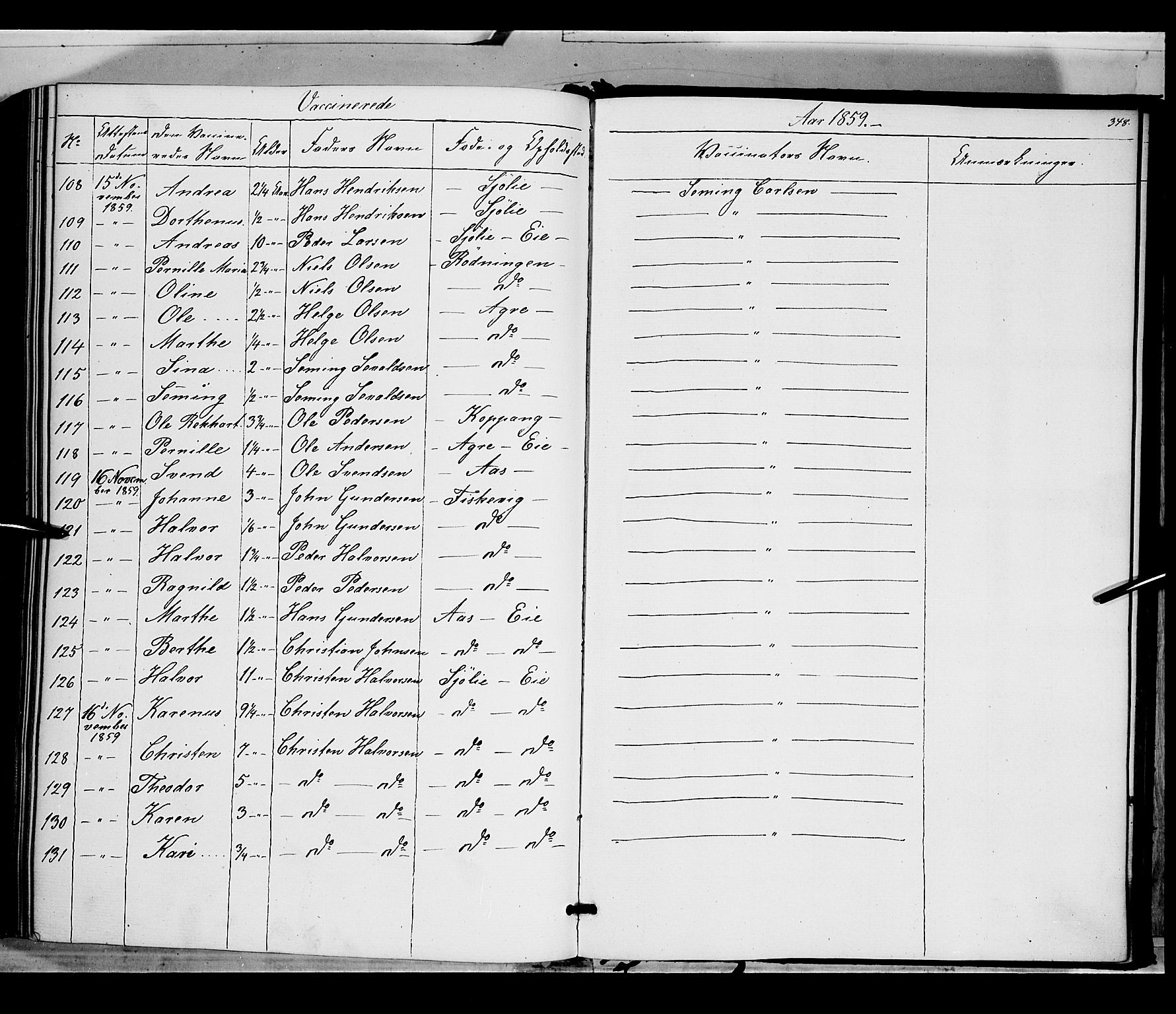 Rendalen prestekontor, AV/SAH-PREST-054/H/Ha/Haa/L0005: Parish register (official) no. 5, 1853-1866, p. 348