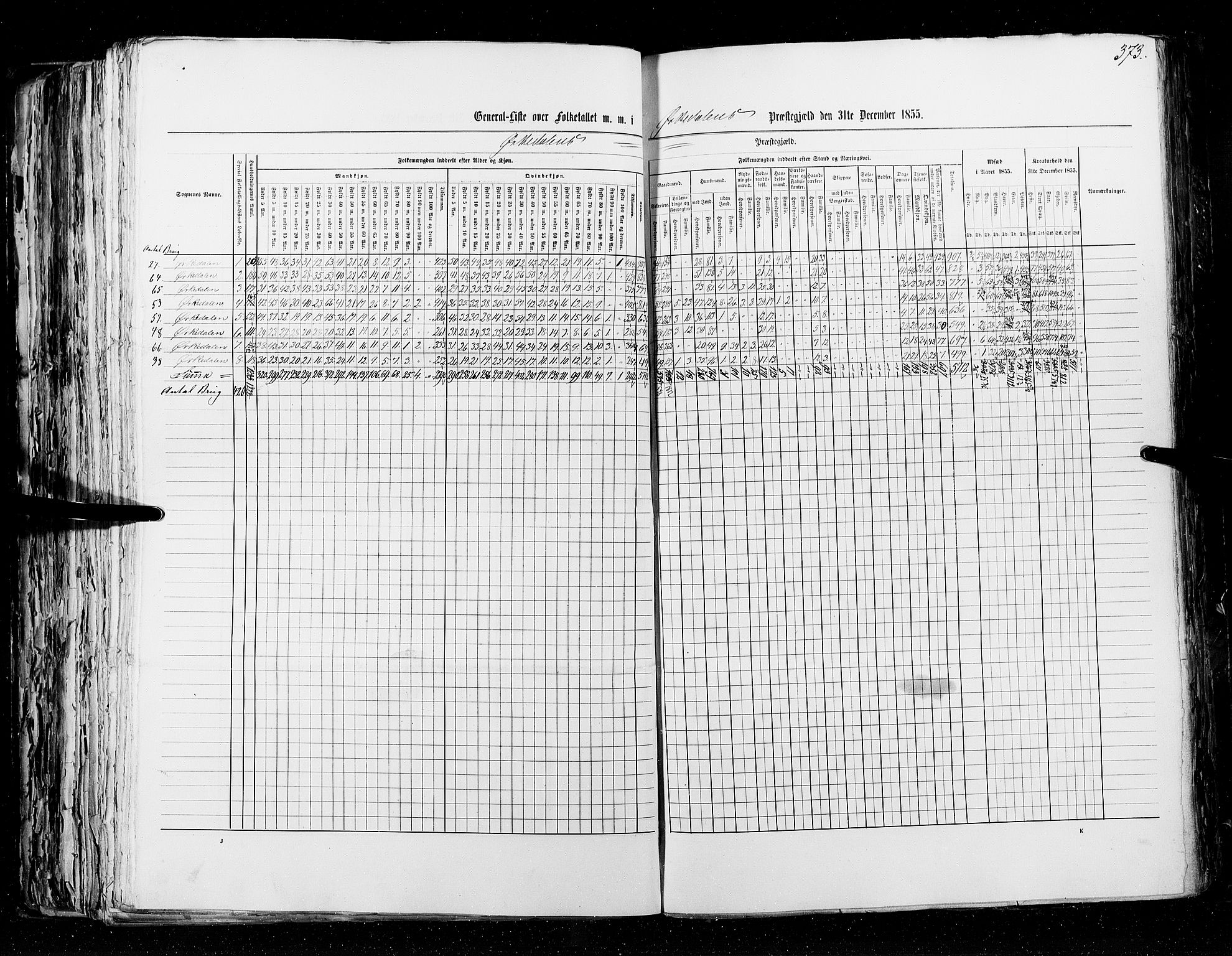 RA, Census 1855, vol. 5: Nordre Bergenhus amt, Romsdal amt og Søndre Trondhjem amt, 1855, p. 373