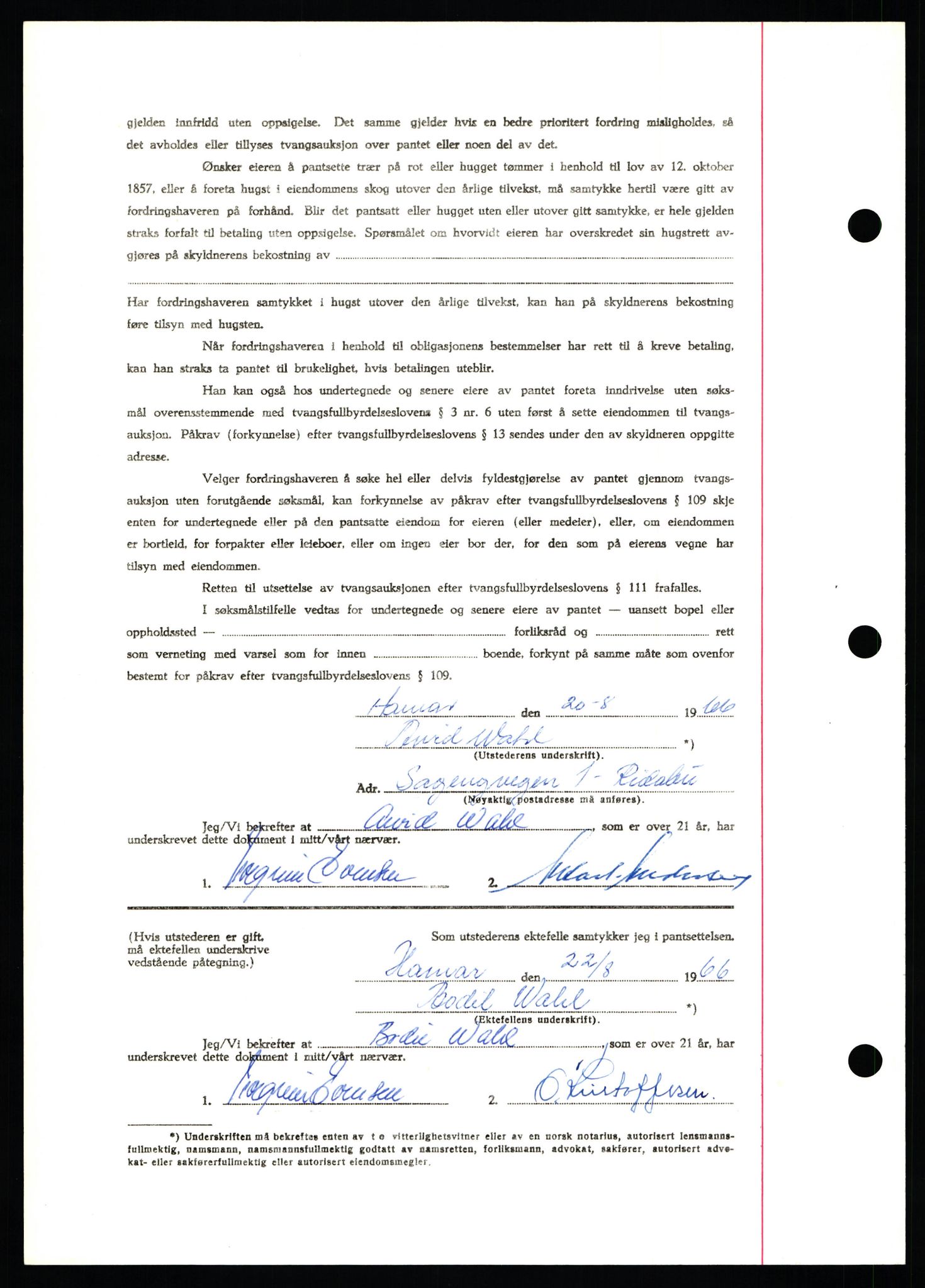 Nord-Hedmark sorenskriveri, SAH/TING-012/H/Hb/Hbf/L0071: Mortgage book no. B71, 1967-1967, Diary no: : 2111/1967