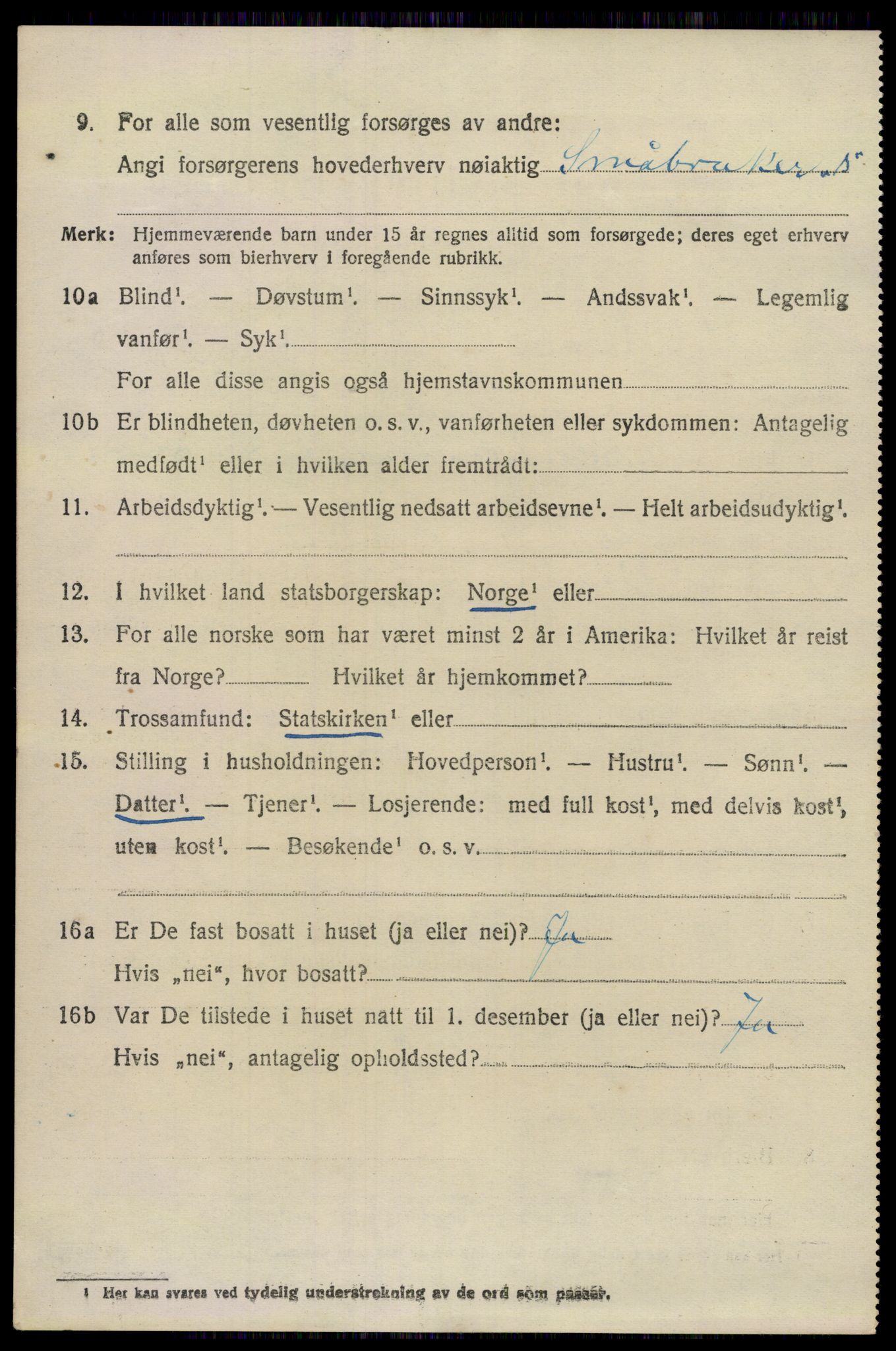 SAO, 1920 census for Nannestad, 1920, p. 7569