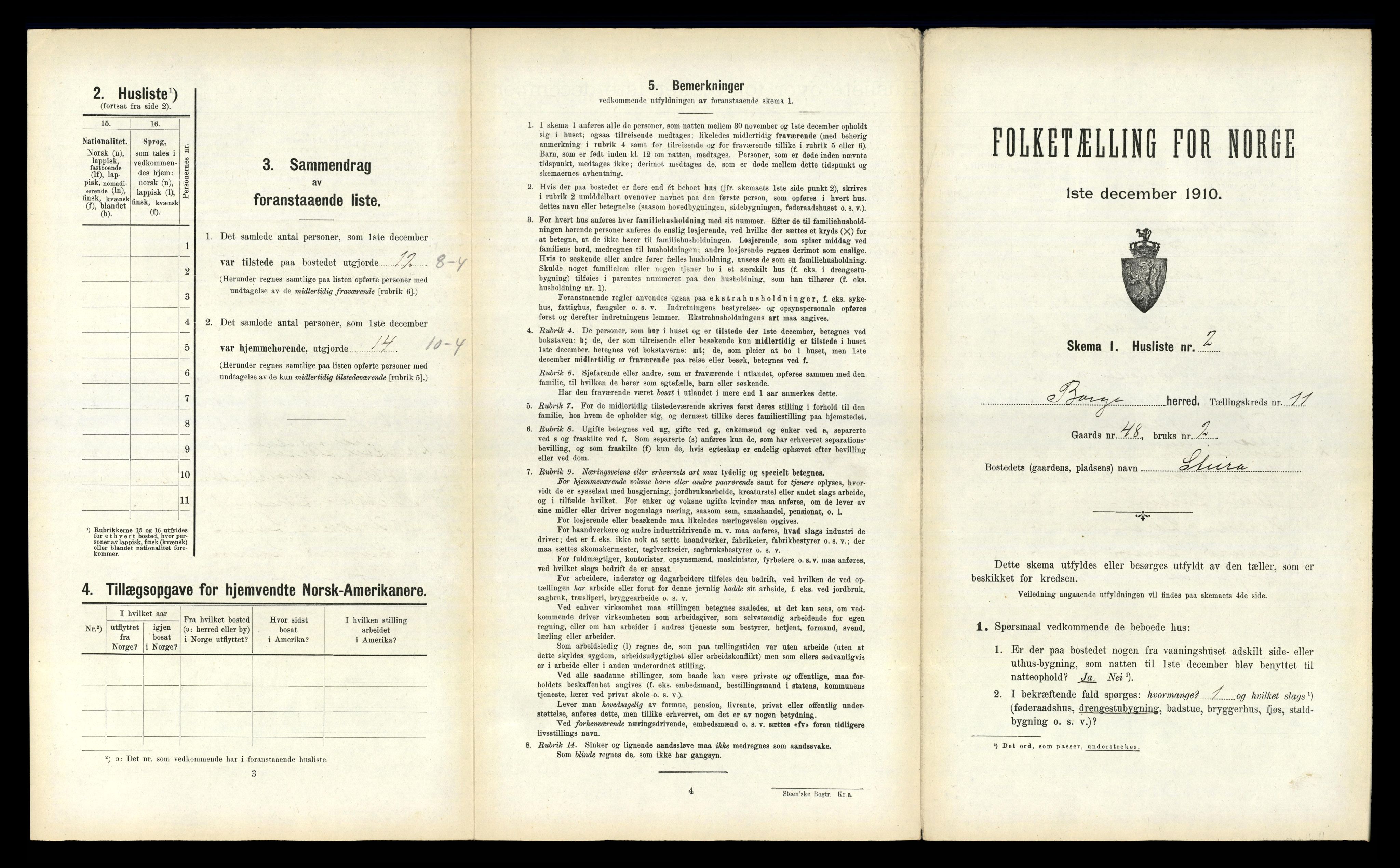 RA, 1910 census for Borge, 1910, p. 1083