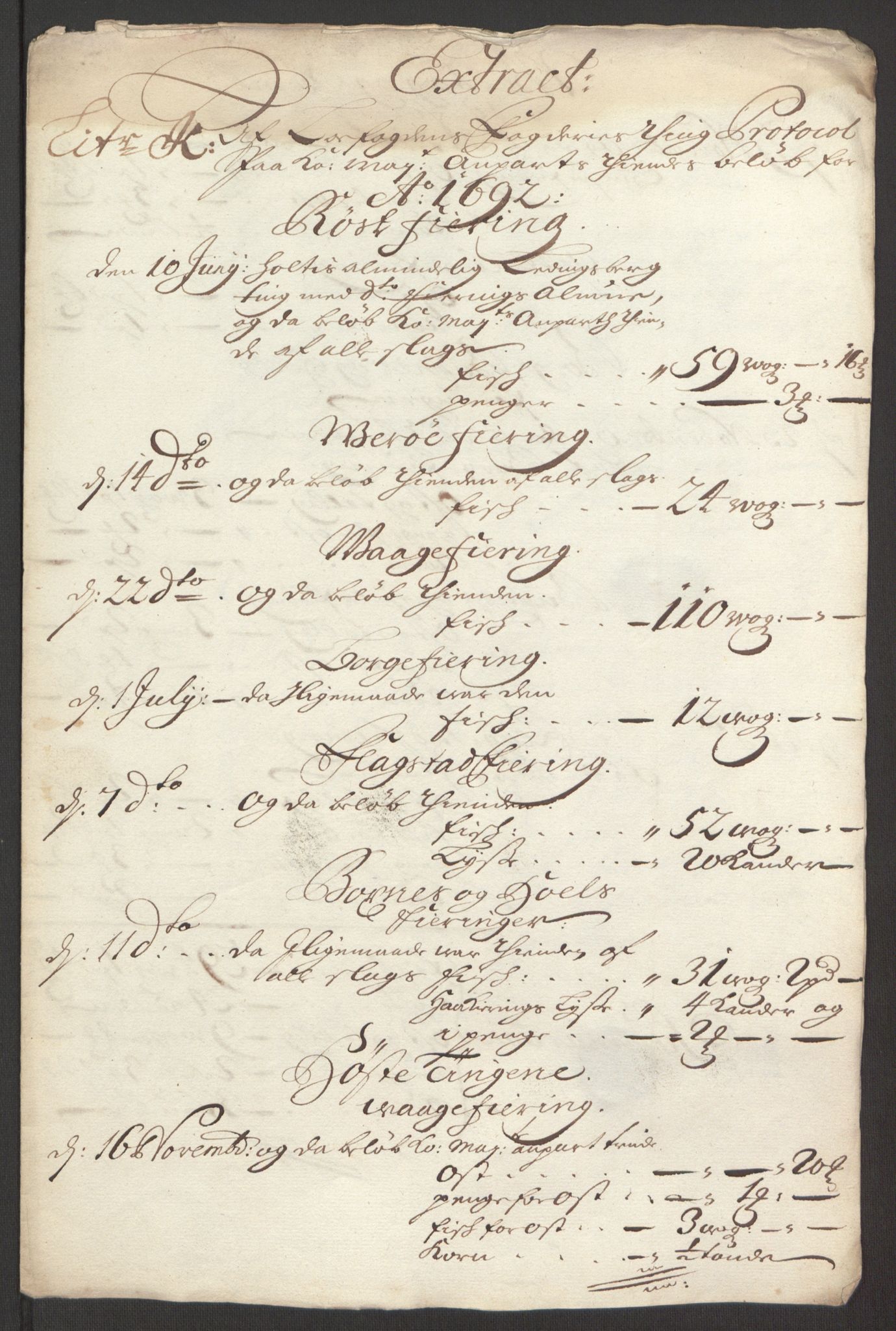 Rentekammeret inntil 1814, Reviderte regnskaper, Fogderegnskap, RA/EA-4092/R67/L4675: Fogderegnskap Vesterålen, Andenes og Lofoten, 1691-1693, p. 199
