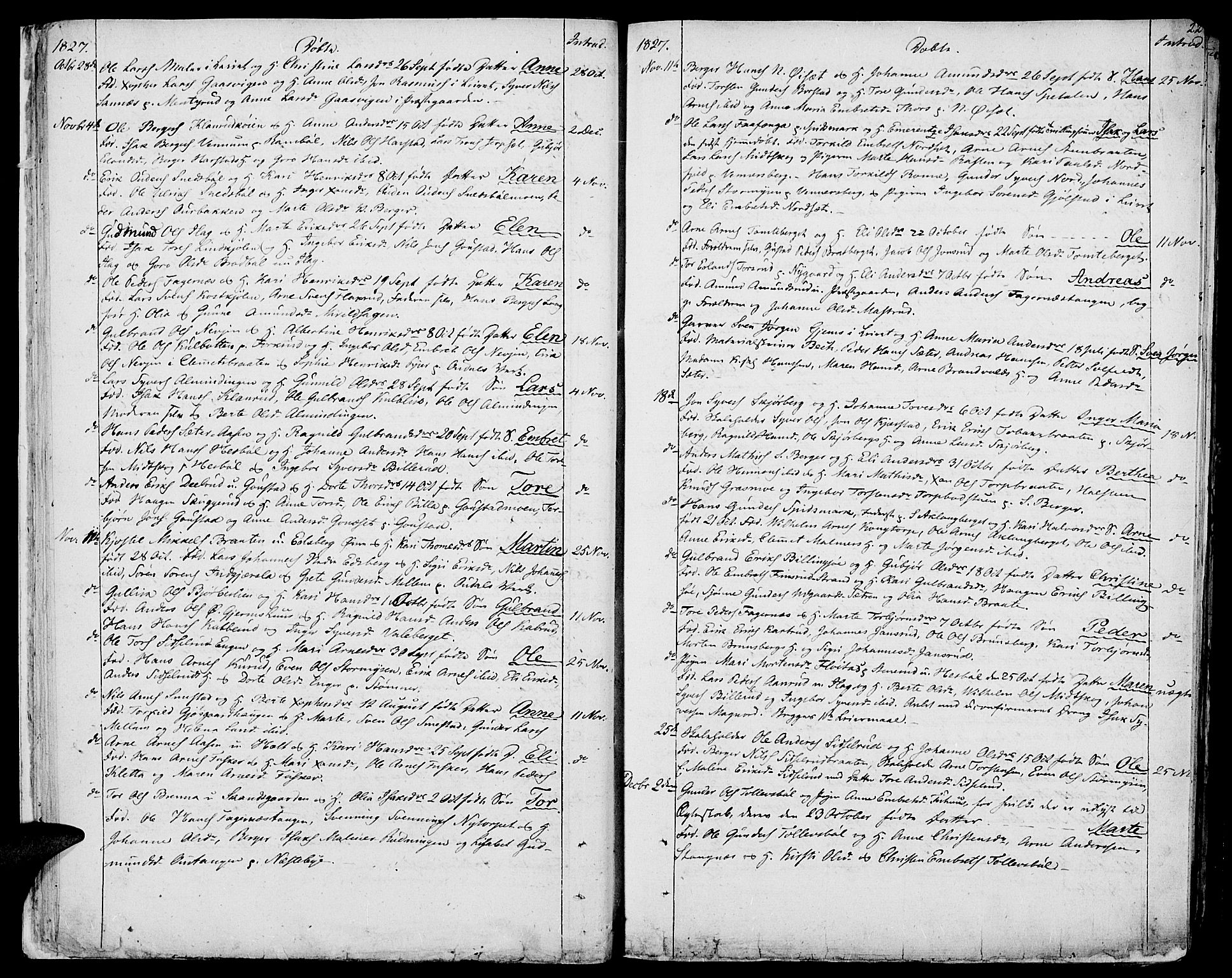 Vinger prestekontor, AV/SAH-PREST-024/H/Ha/Haa/L0007: Parish register (official) no. 7, 1826-1839, p. 22