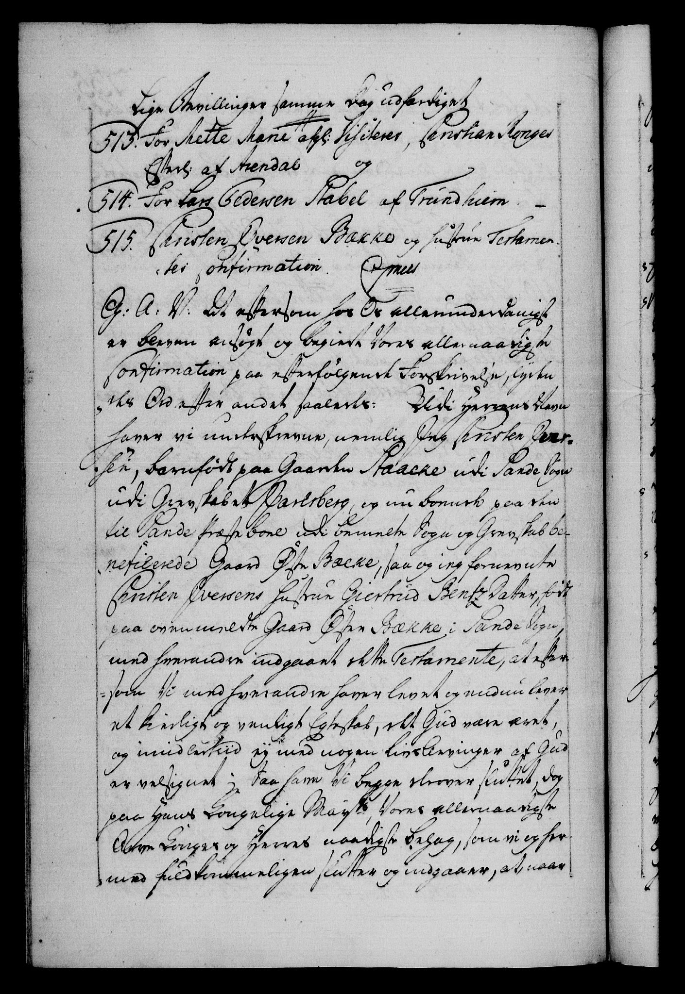 Danske Kanselli 1572-1799, AV/RA-EA-3023/F/Fc/Fca/Fcaa/L0043: Norske registre, 1766-1768, p. 735b