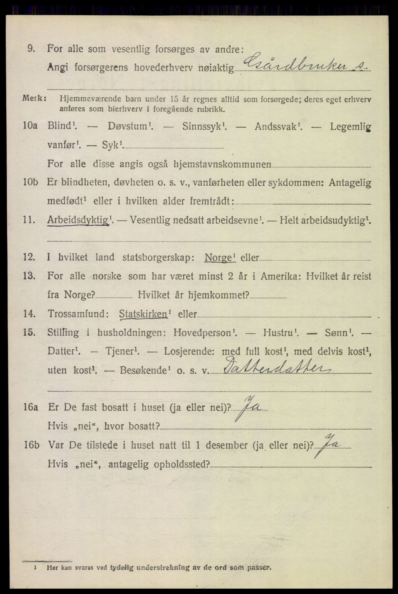 SAH, 1920 census for Brandval, 1920, p. 3759