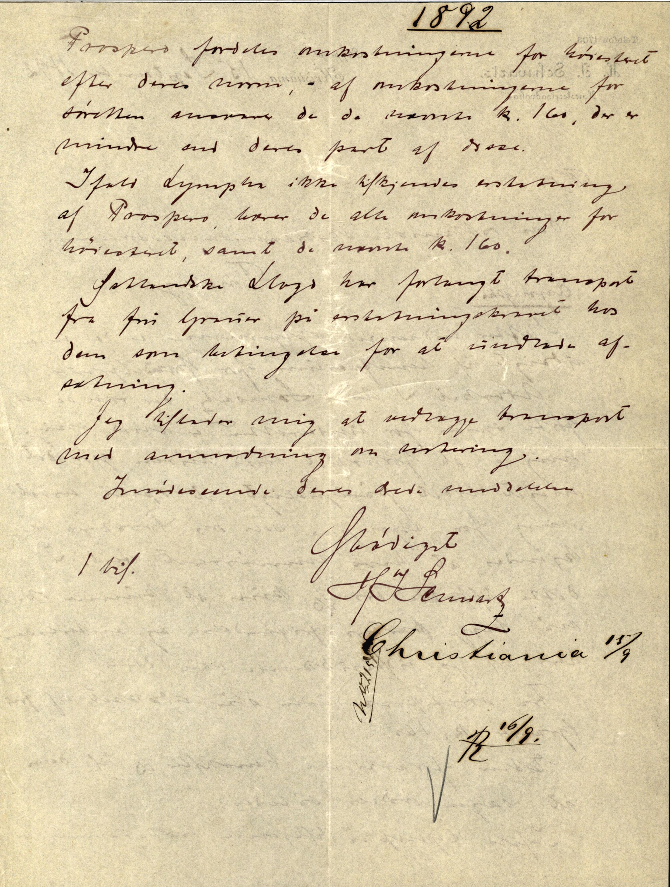 Pa 63 - Østlandske skibsassuranceforening, VEMU/A-1079/G/Ga/L0022/0001: Havaridokumenter / Columbus, Dagny av Holmestrand, Venus, Lymphia, Dione, 1888, p. 45