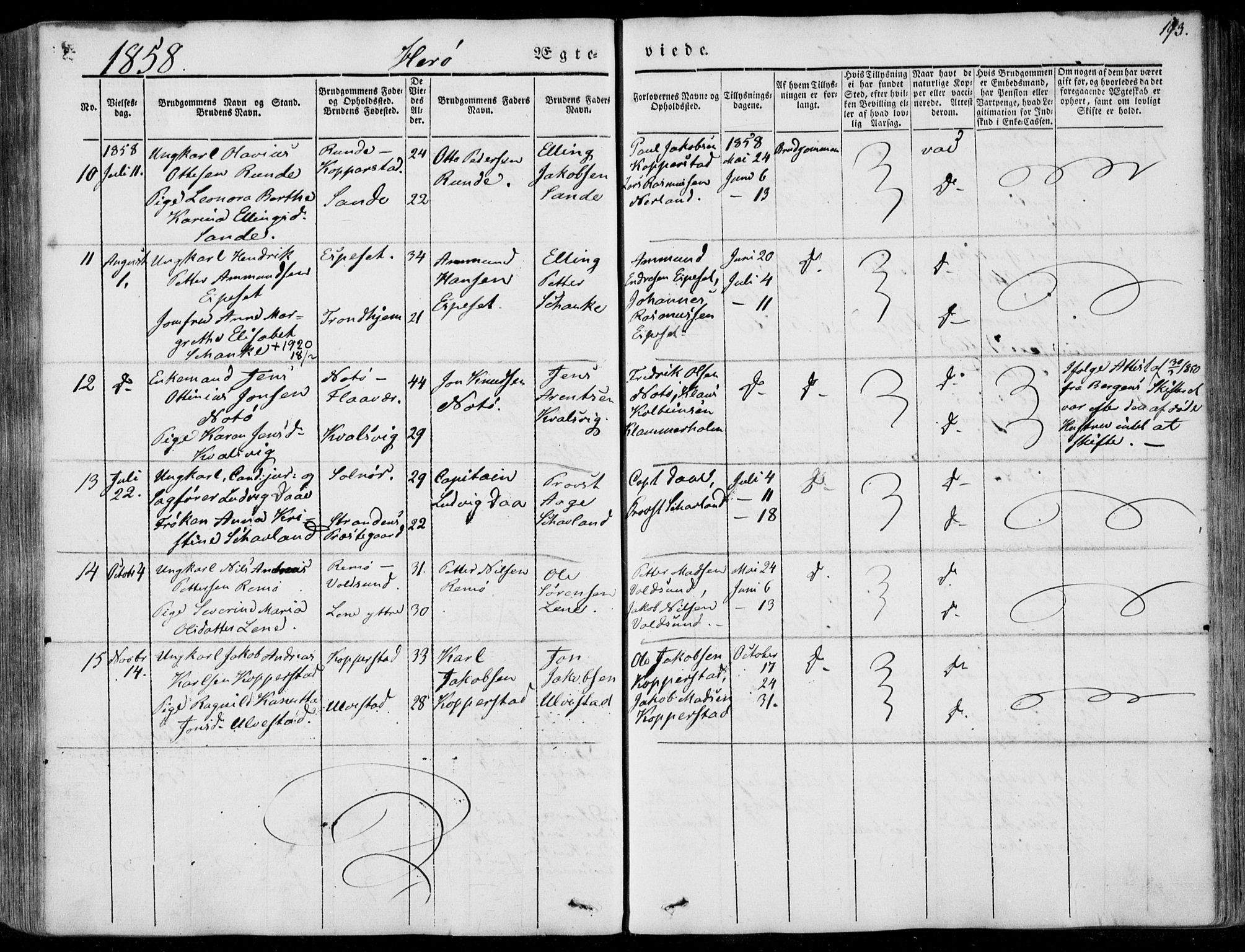 Ministerialprotokoller, klokkerbøker og fødselsregistre - Møre og Romsdal, AV/SAT-A-1454/507/L0070: Parish register (official) no. 507A05, 1842-1873, p. 193