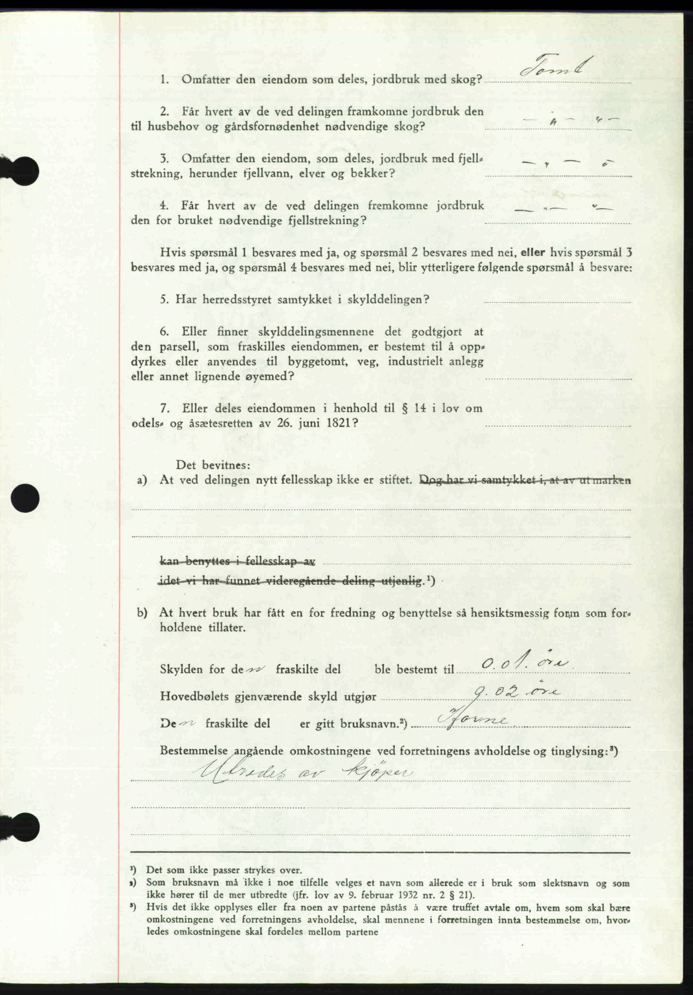 Toten tingrett, SAH/TING-006/H/Hb/Hbc/L0020: Mortgage book no. Hbc-20, 1948-1948, Diary no: : 2030/1948