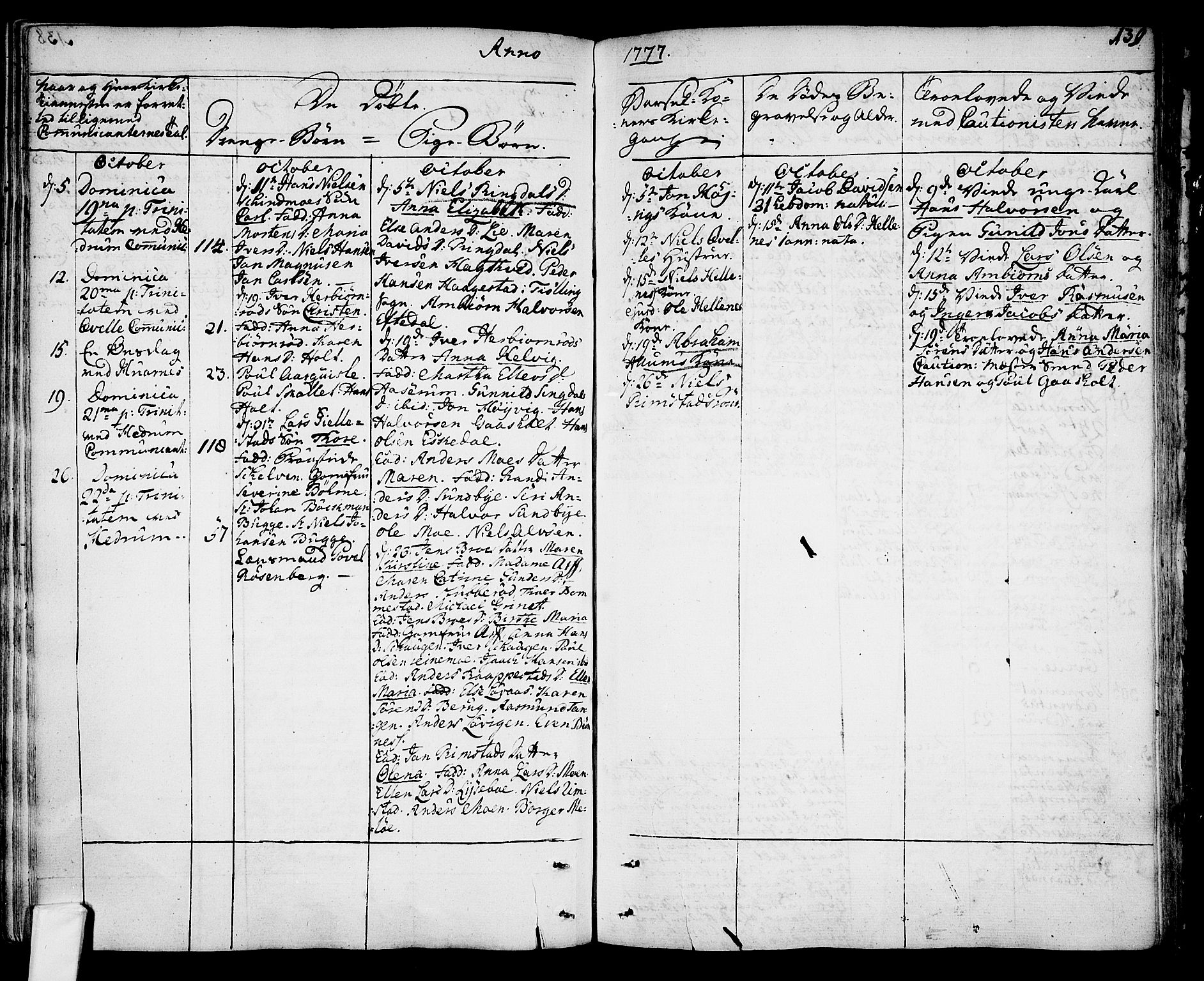 Hedrum kirkebøker, AV/SAKO-A-344/F/Fa/L0001: Parish register (official) no. I 1, 1751-1785, p. 139