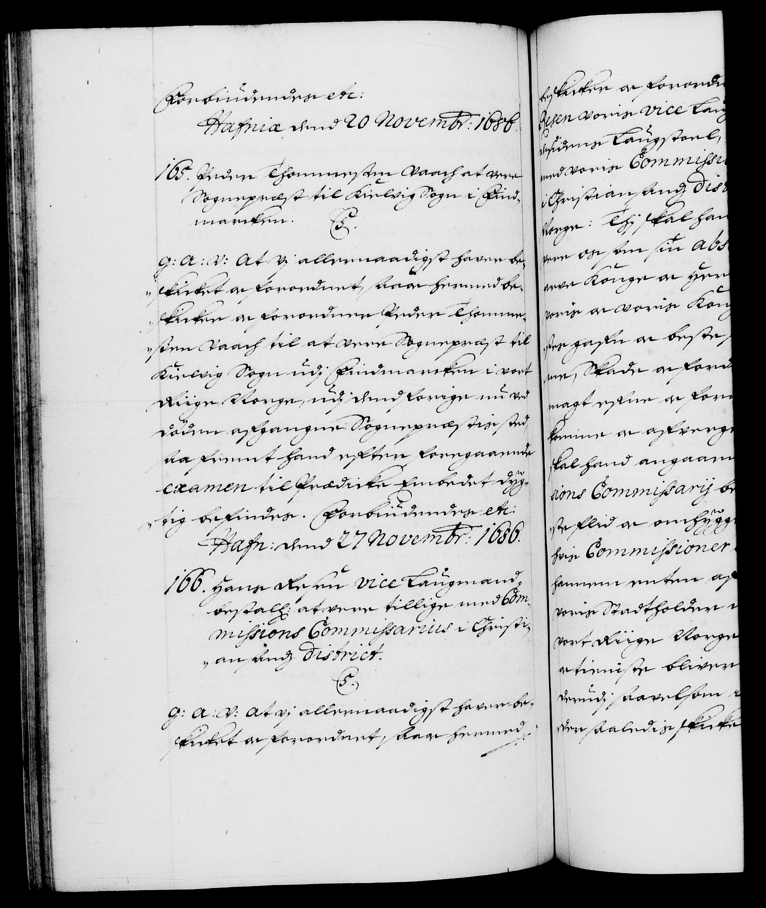 Danske Kanselli 1572-1799, RA/EA-3023/F/Fc/Fca/Fcaa/L0014: Norske registre (mikrofilm), 1685-1687, p. 368b