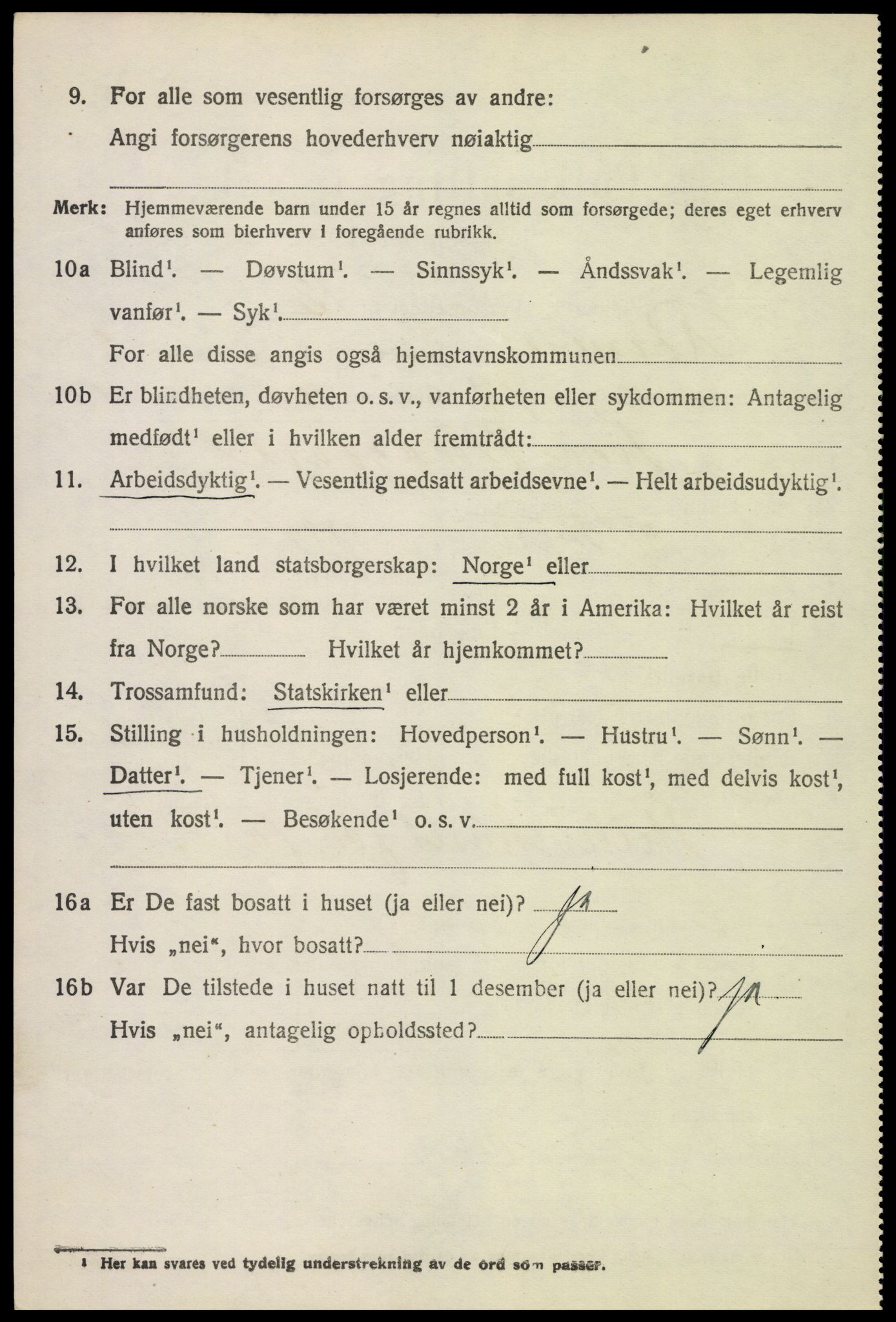 SAH, 1920 census for Romedal, 1920, p. 7770