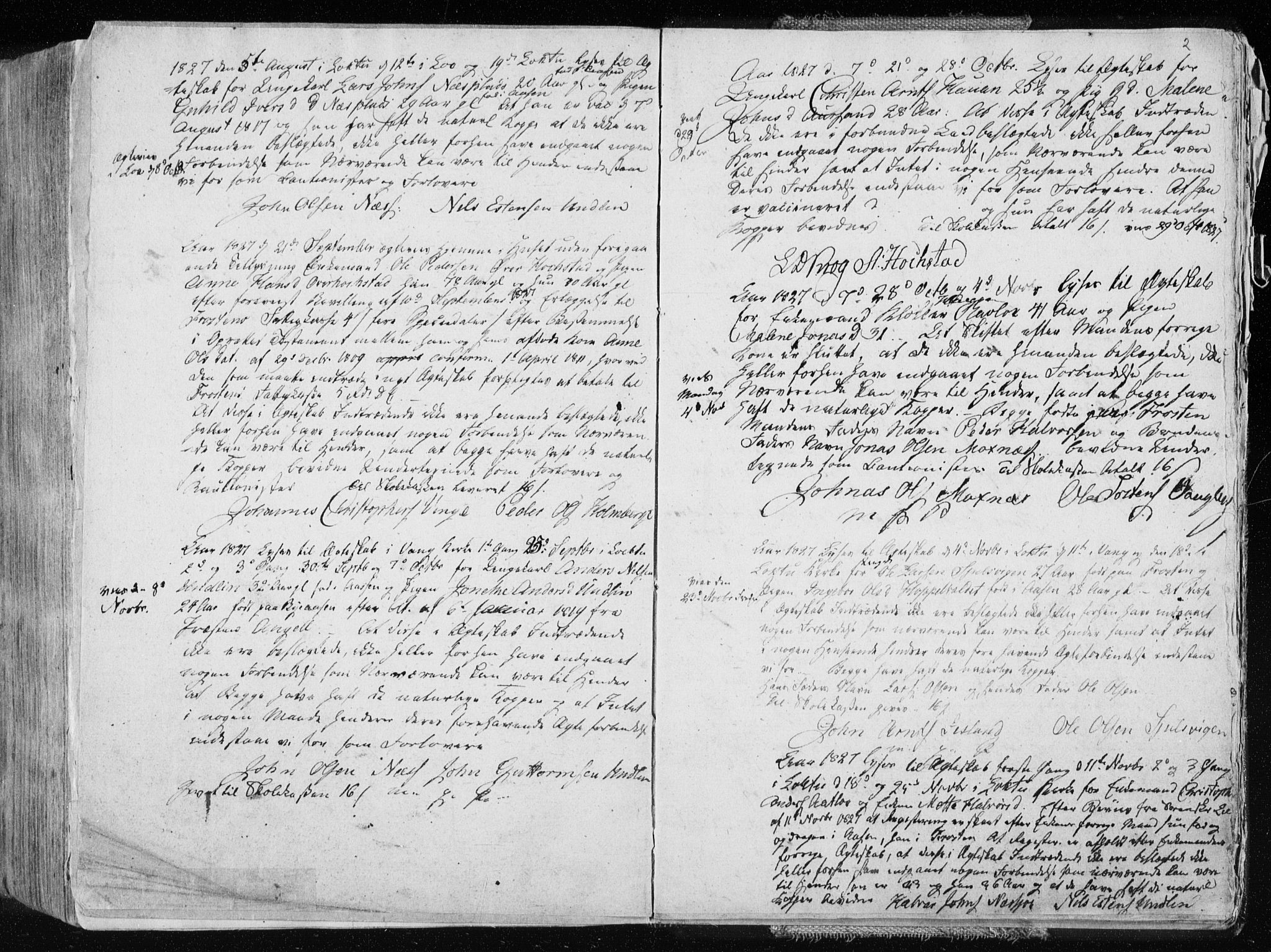 Ministerialprotokoller, klokkerbøker og fødselsregistre - Nord-Trøndelag, SAT/A-1458/713/L0114: Parish register (official) no. 713A05, 1827-1839, p. 2