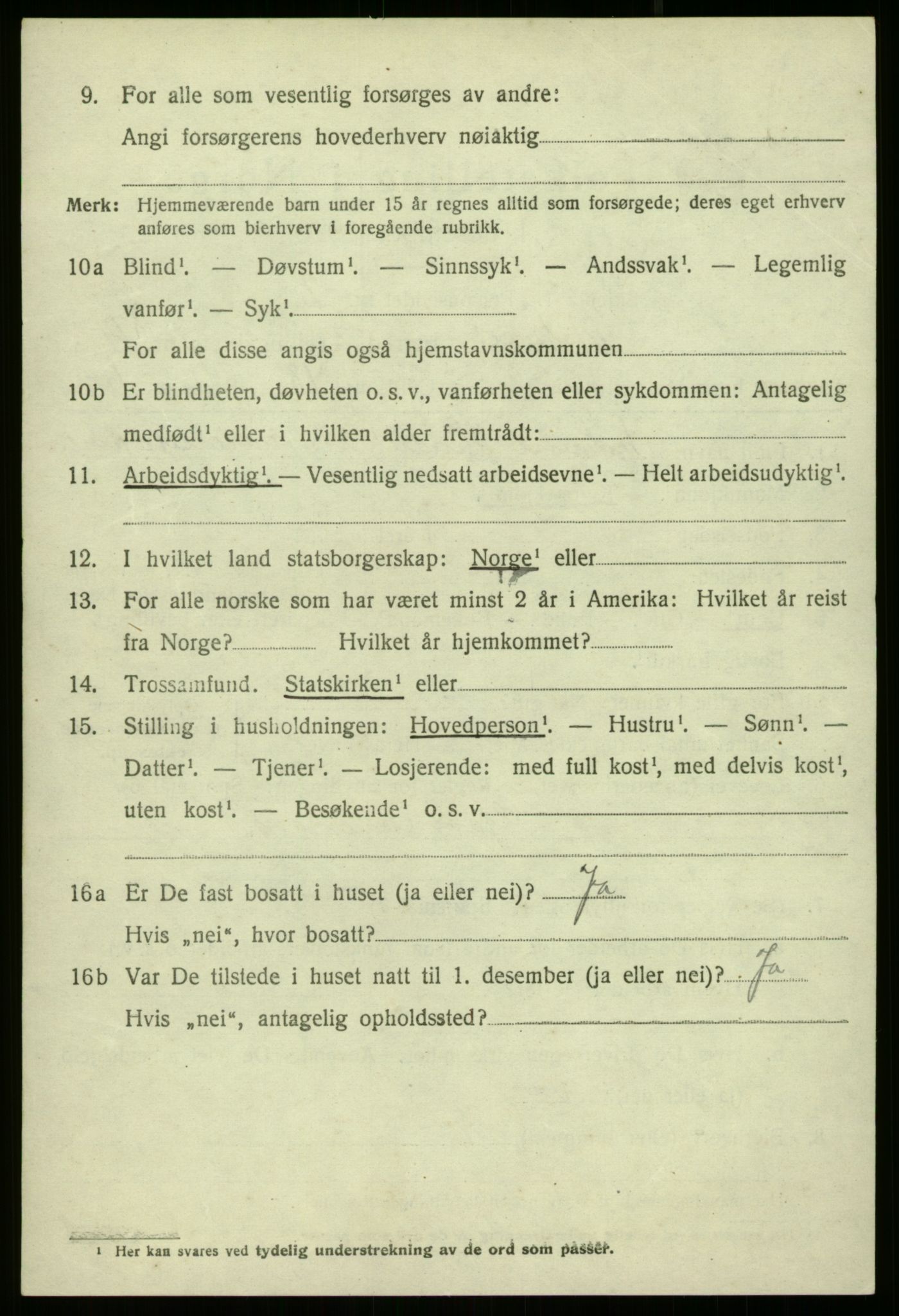 SAB, 1920 census for Askvoll, 1920, p. 5515