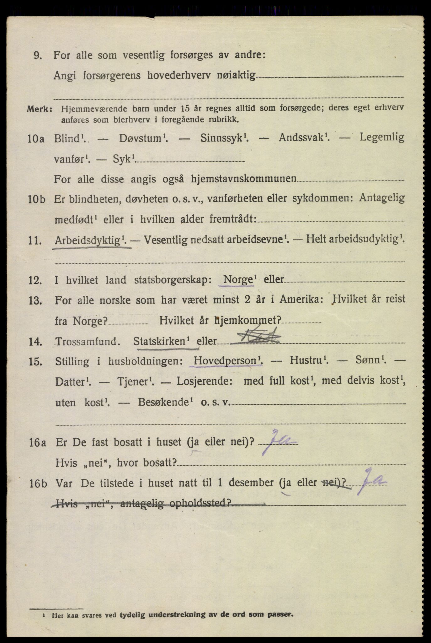 SAH, 1920 census for Sør-Fron, 1920, p. 1904