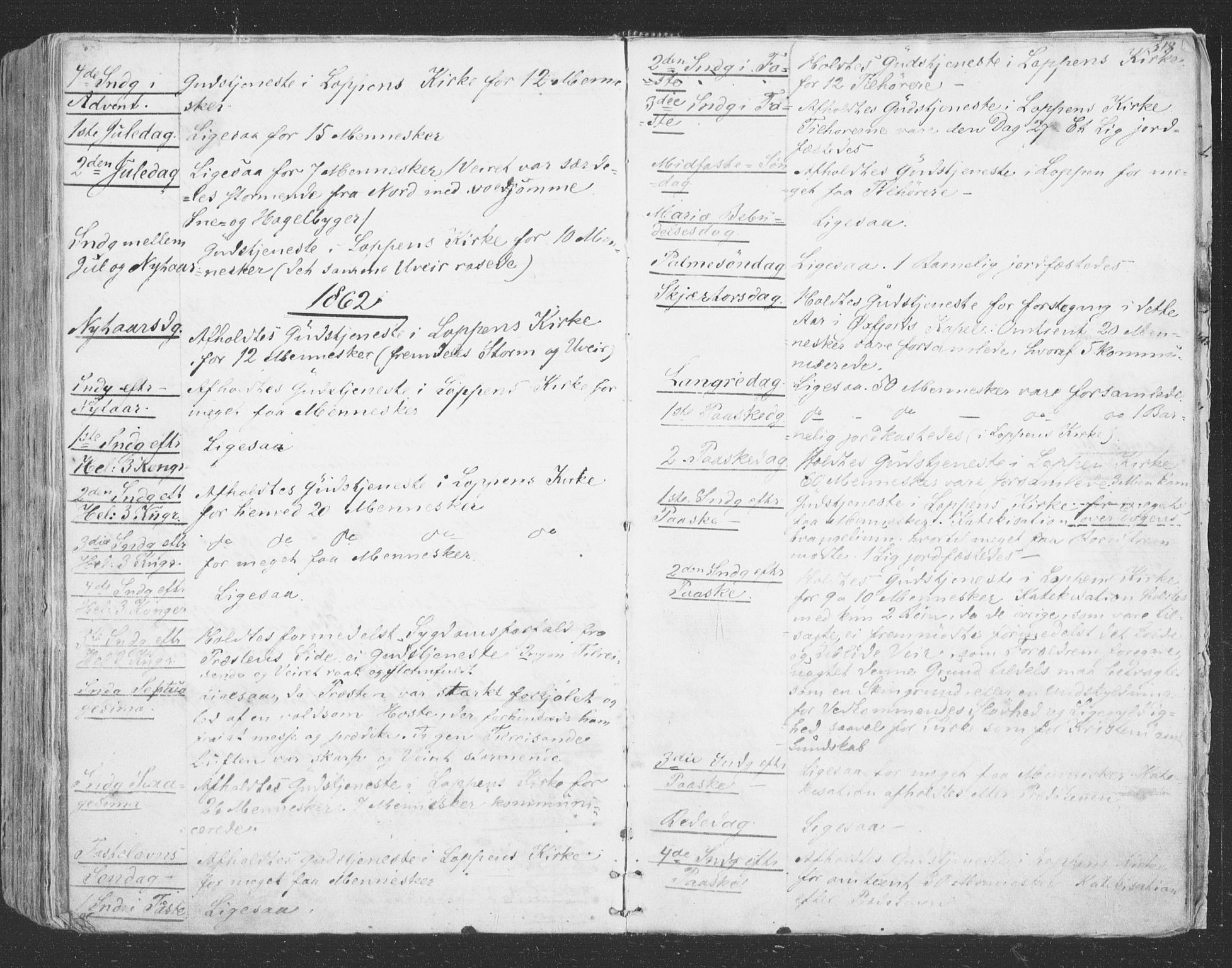 Loppa sokneprestkontor, SATØ/S-1339/H/Ha/L0004kirke: Parish register (official) no. 4, 1849-1868, p. 318