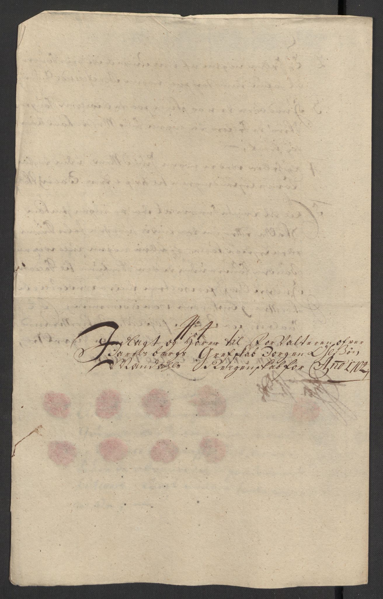 Rentekammeret inntil 1814, Reviderte regnskaper, Fogderegnskap, AV/RA-EA-4092/R32/L1871: Fogderegnskap Jarlsberg grevskap, 1703-1705, p. 233