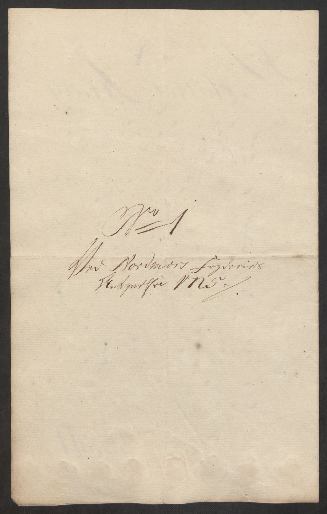 Rentekammeret inntil 1814, Reviderte regnskaper, Fogderegnskap, AV/RA-EA-4092/R56/L3758: Fogderegnskap Nordmøre, 1725, p. 329