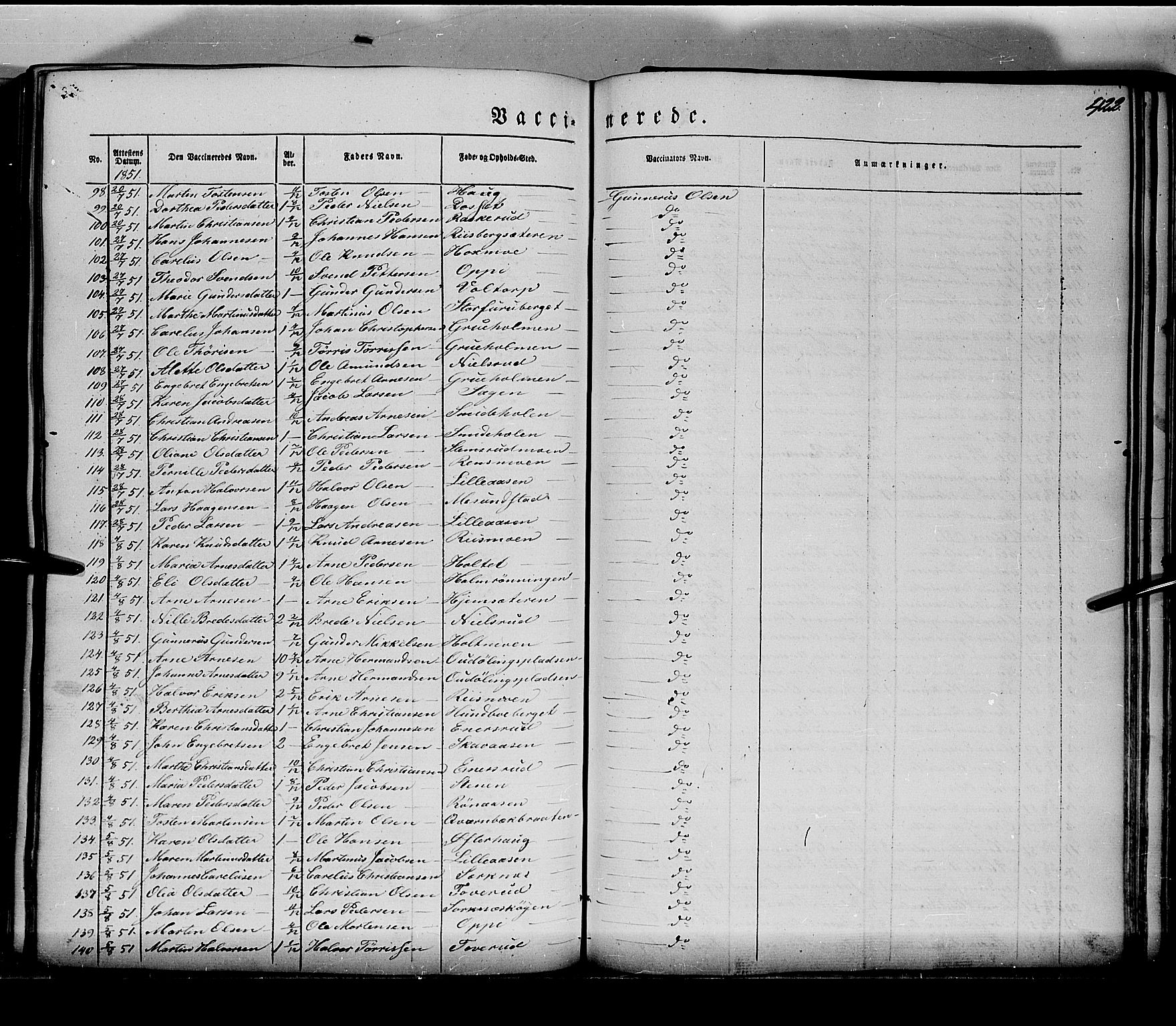 Grue prestekontor, AV/SAH-PREST-036/H/Ha/Haa/L0008: Parish register (official) no. 8, 1847-1858, p. 422