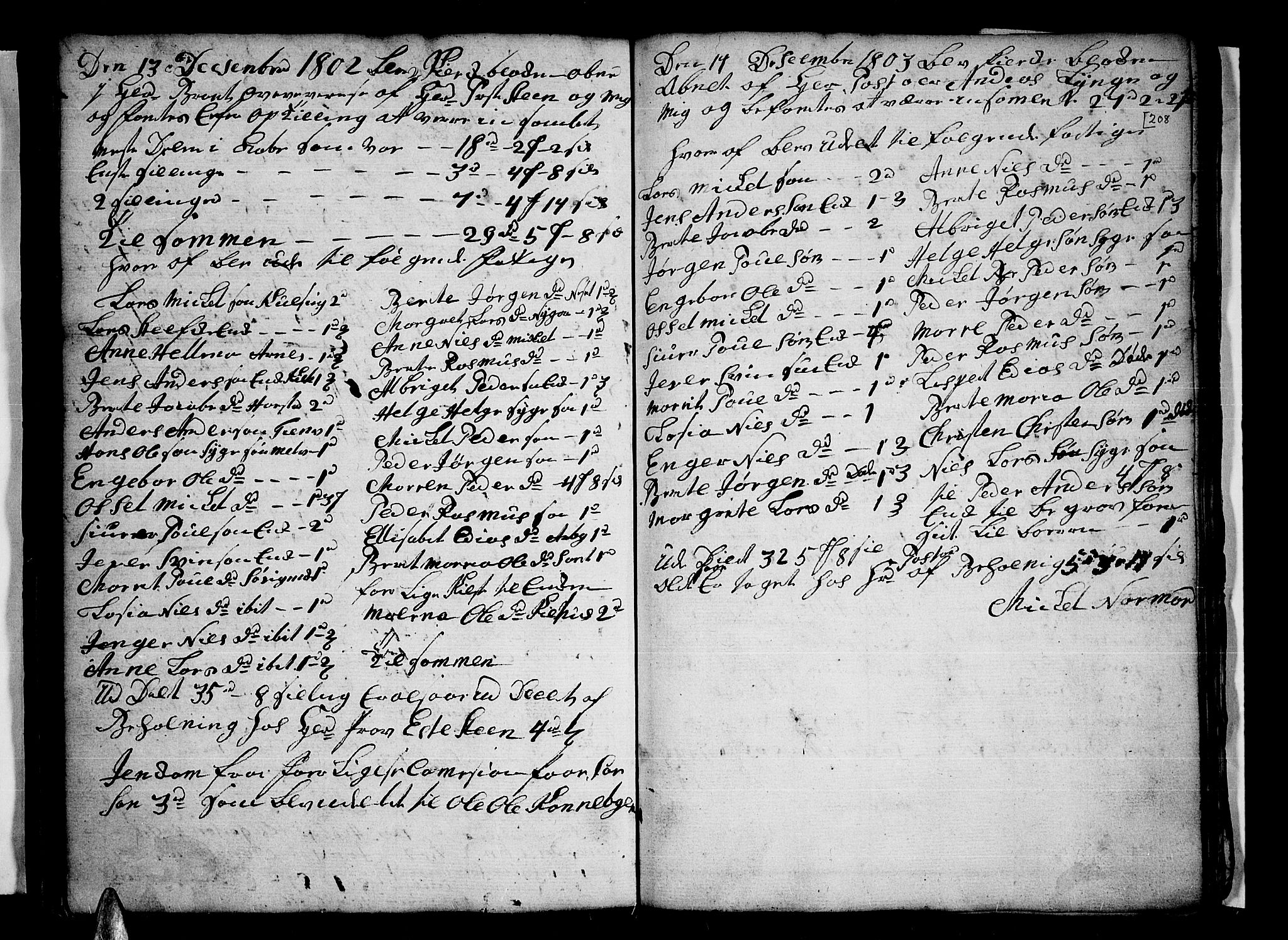 Trondenes sokneprestkontor, SATØ/S-1319/H/Hb/L0002klokker: Parish register (copy) no. 2, 1795-1818, p. 208