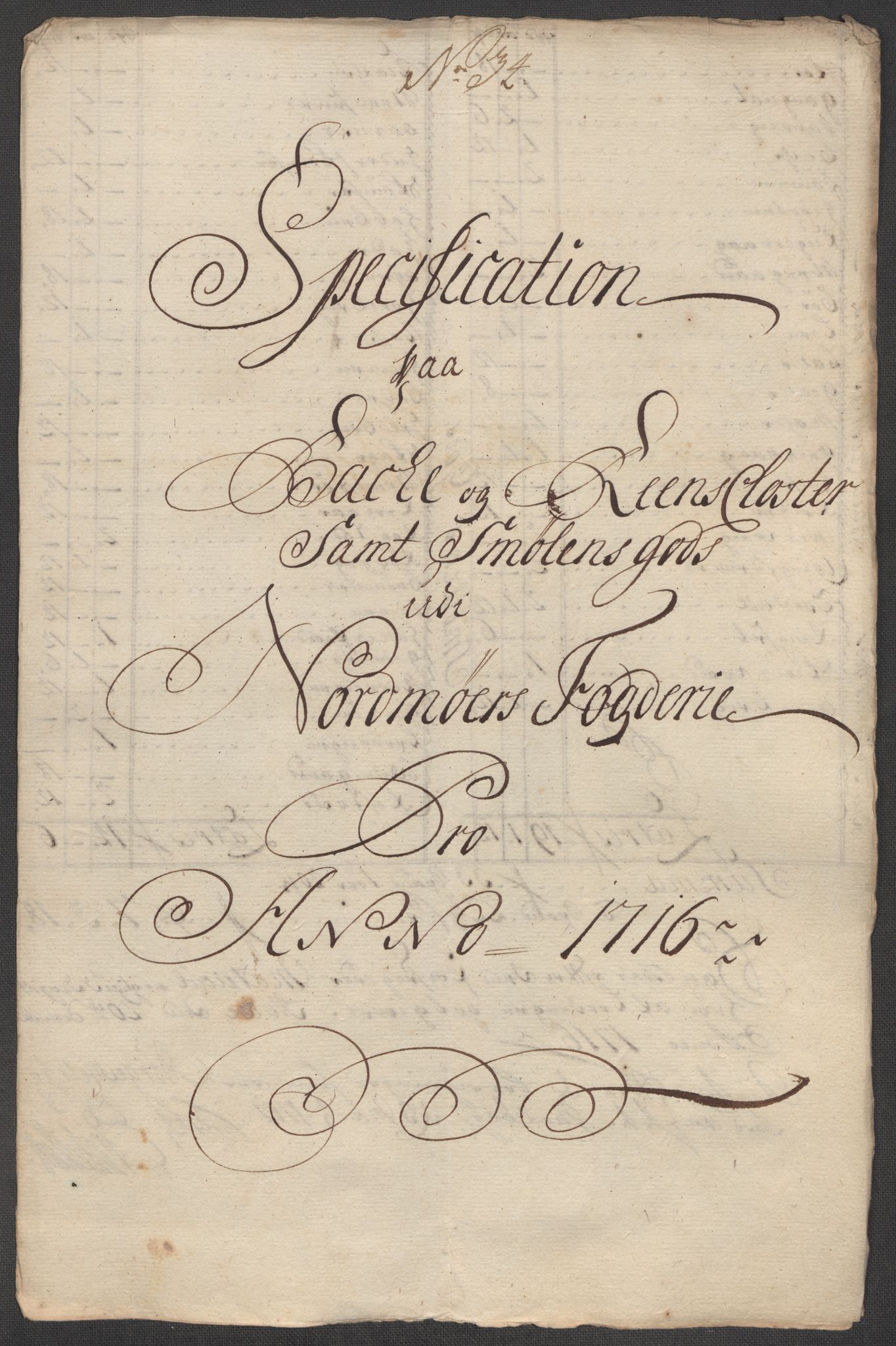 Rentekammeret inntil 1814, Reviderte regnskaper, Fogderegnskap, RA/EA-4092/R56/L3749: Fogderegnskap Nordmøre, 1716, p. 192