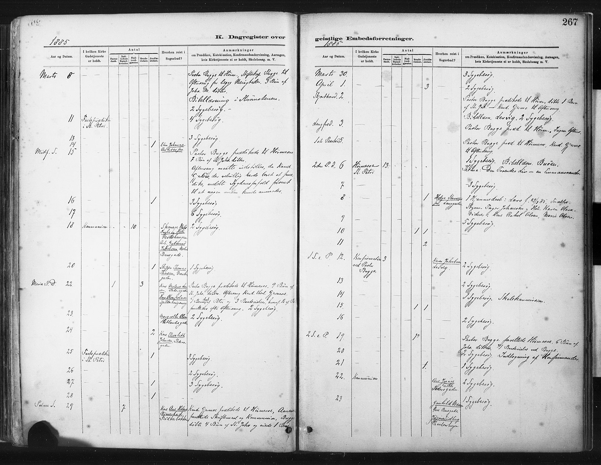 St. Johannes sokneprestkontor, AV/SAST-A-101814/001/30/30BA/L0003: Parish register (official) no. A 3, 1885-1910, p. 267