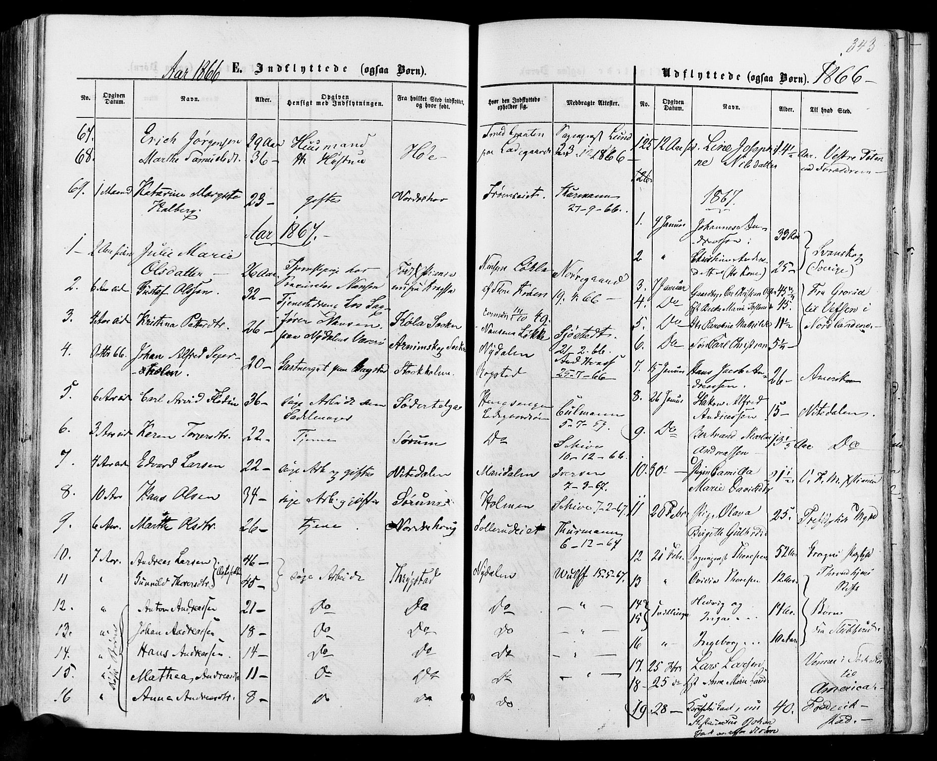 Vestre Aker prestekontor Kirkebøker, SAO/A-10025/F/Fa/L0005: Parish register (official) no. 5, 1859-1877, p. 343