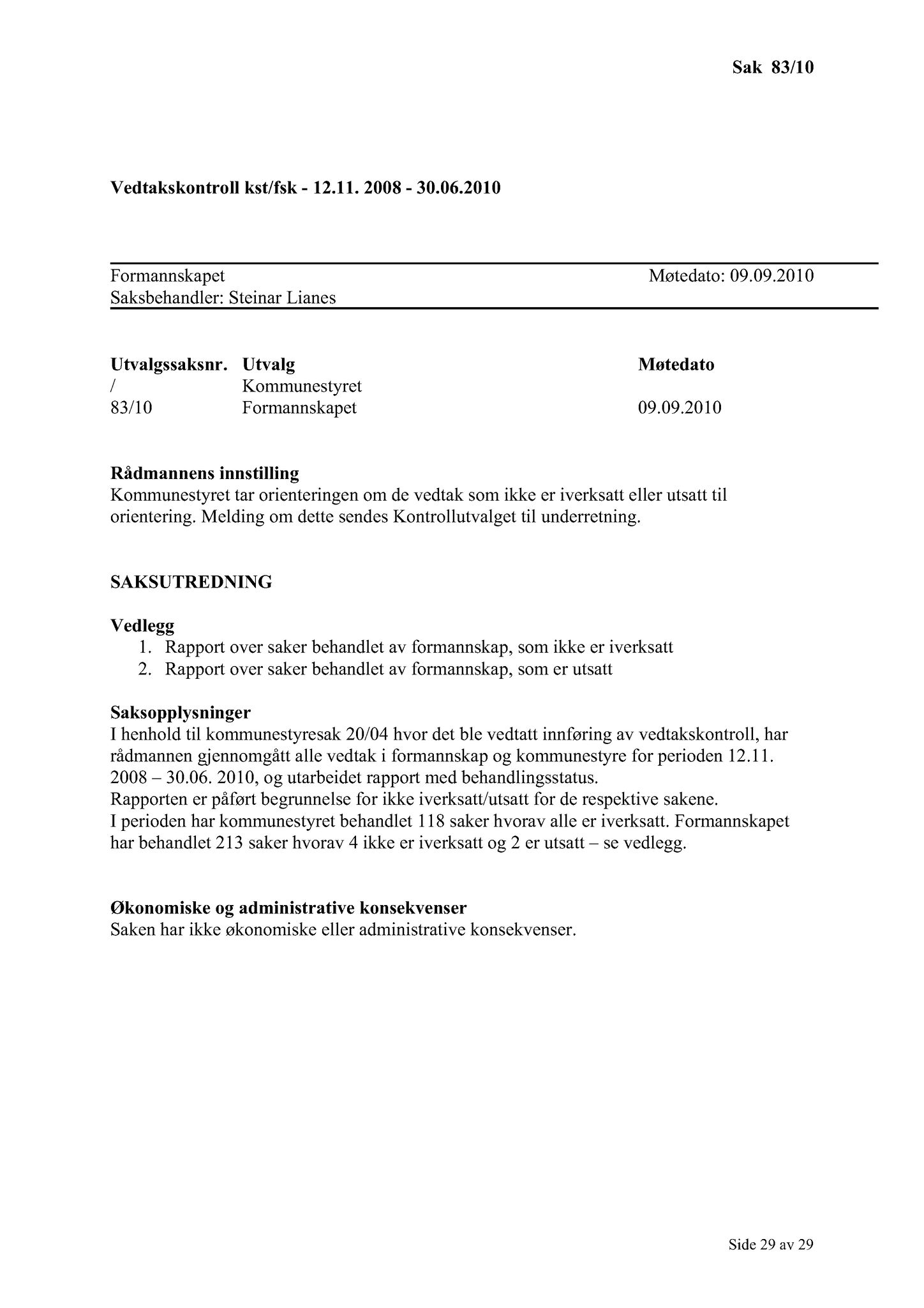 Klæbu Kommune, TRKO/KK/02-FS/L003: Formannsskapet - Møtedokumenter, 2010, p. 1656