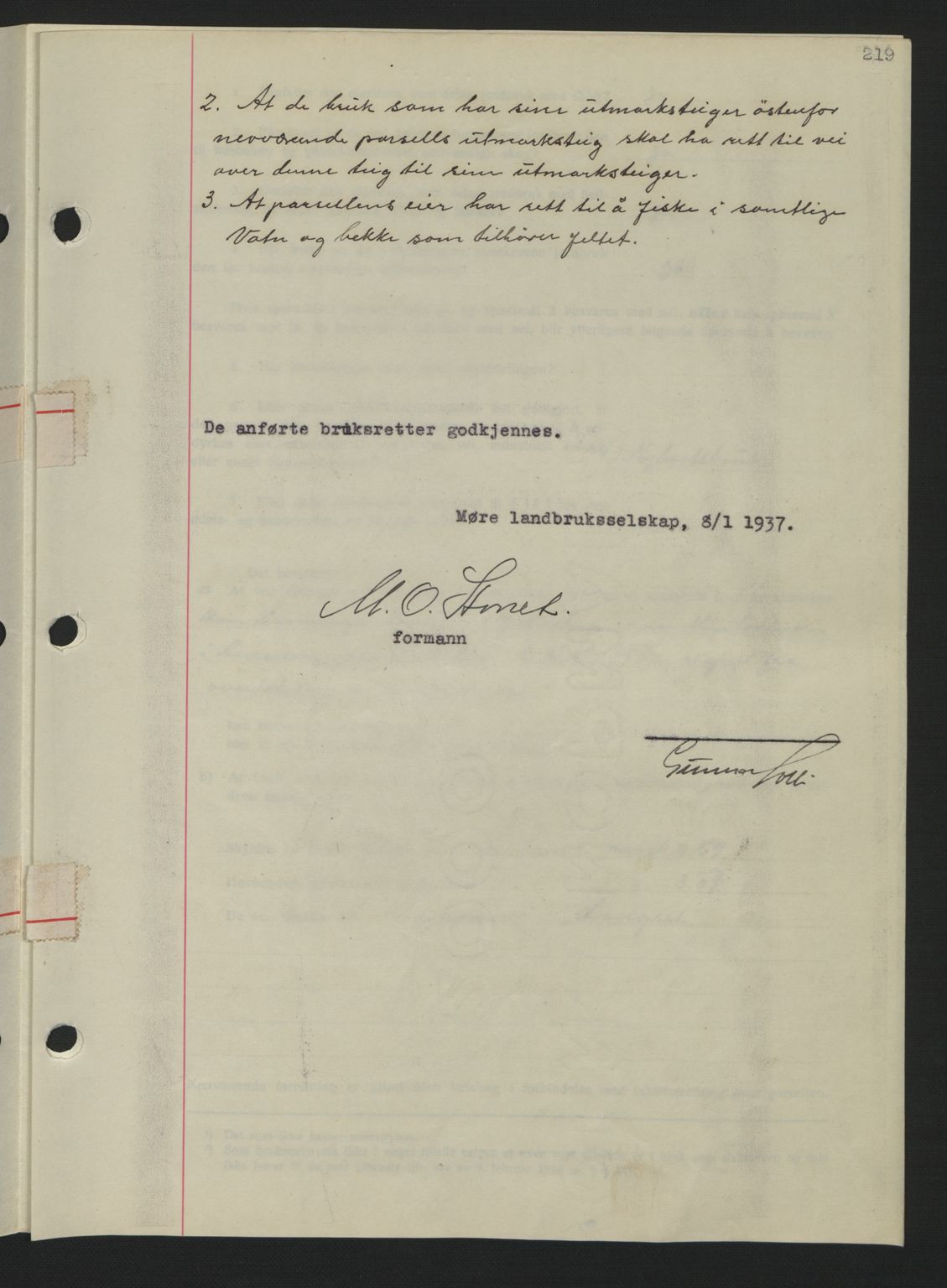 Nordmøre sorenskriveri, AV/SAT-A-4132/1/2/2Ca: Mortgage book no. A81, 1937-1937, Diary no: : 717/1937