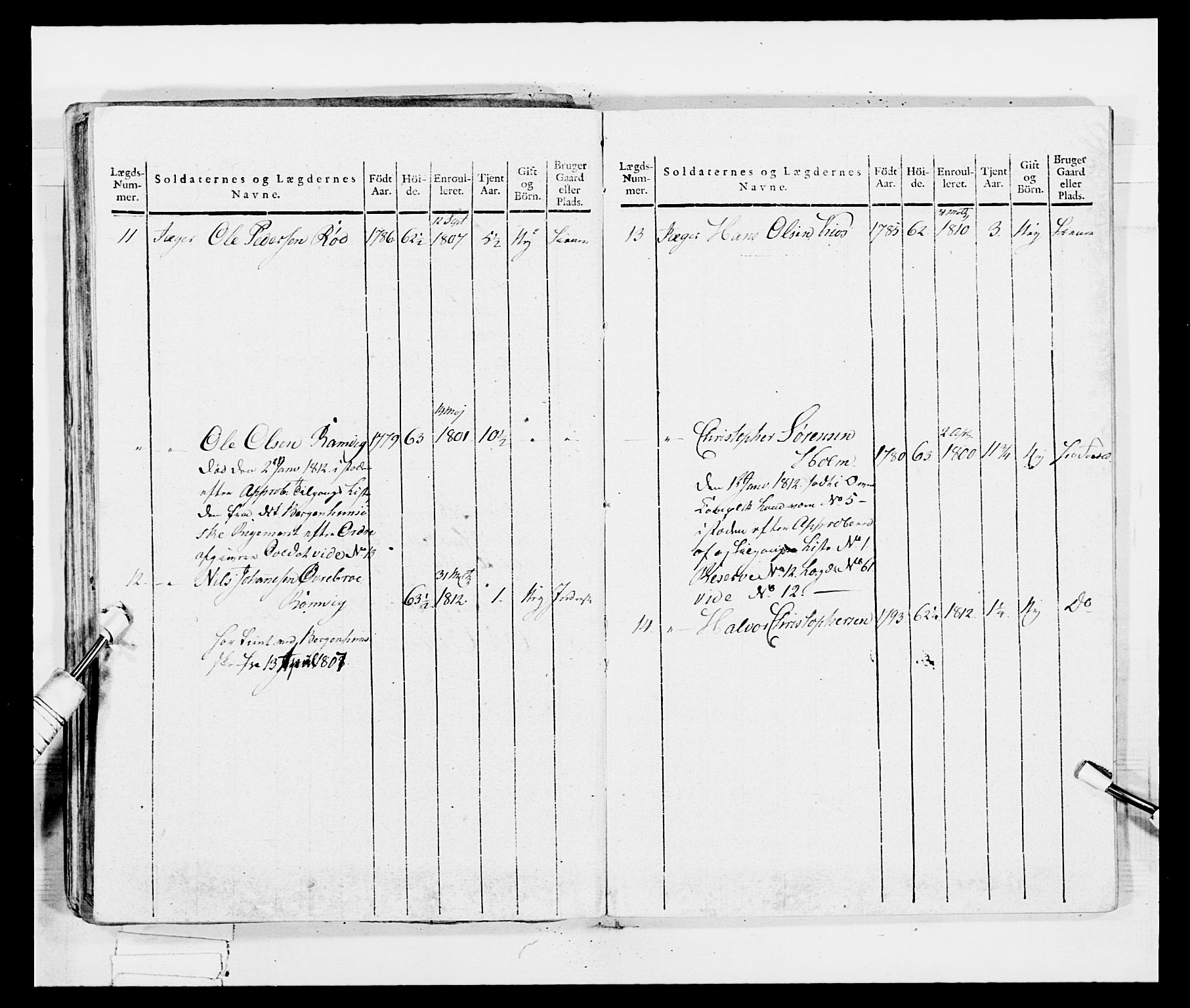 Generalitets- og kommissariatskollegiet, Det kongelige norske kommissariatskollegium, AV/RA-EA-5420/E/Eh/L0035: Nordafjelske gevorbne infanteriregiment, 1812-1813, p. 368