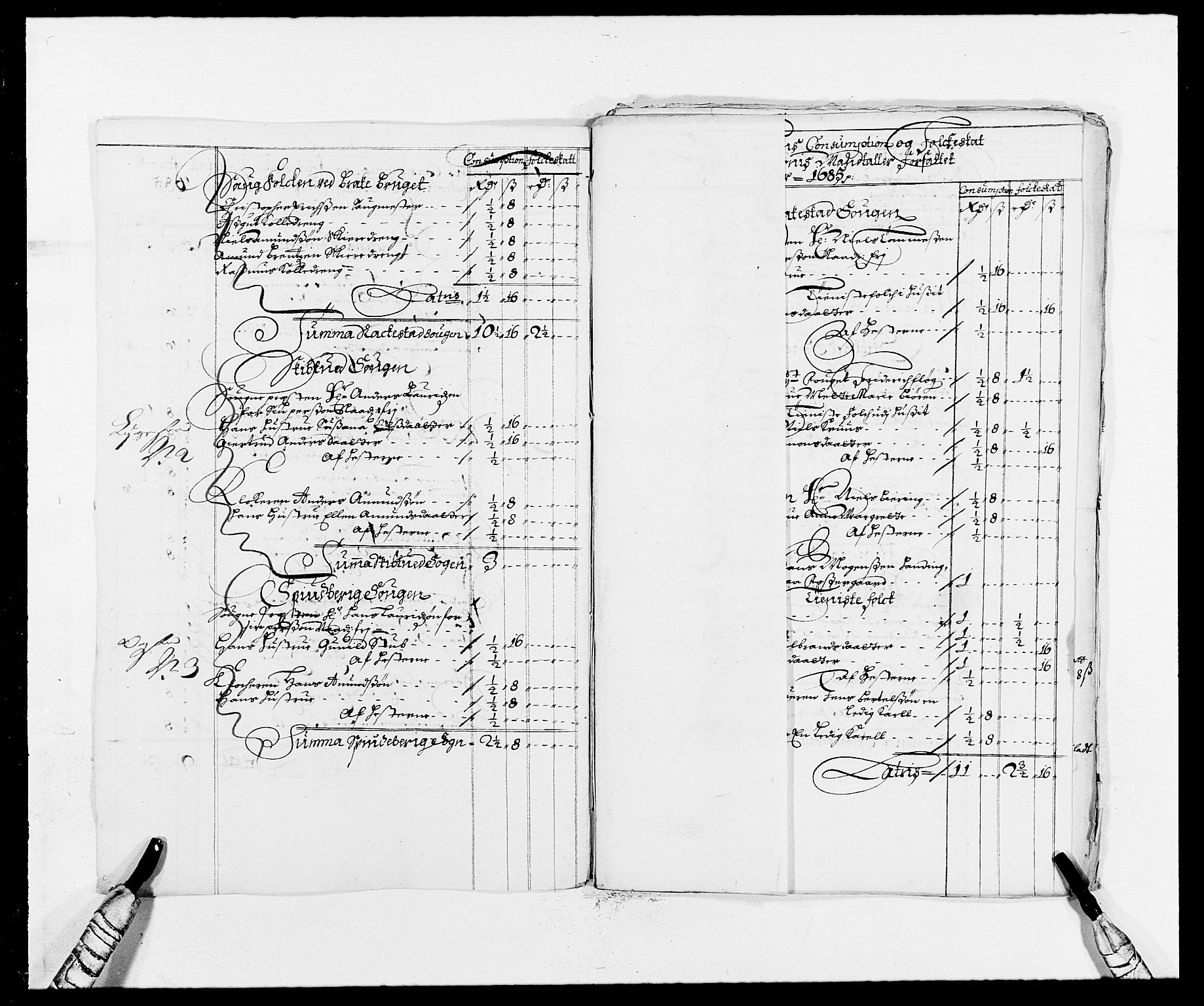 Rentekammeret inntil 1814, Reviderte regnskaper, Fogderegnskap, AV/RA-EA-4092/R05/L0275: Fogderegnskap Rakkestad, 1685-1686, p. 148