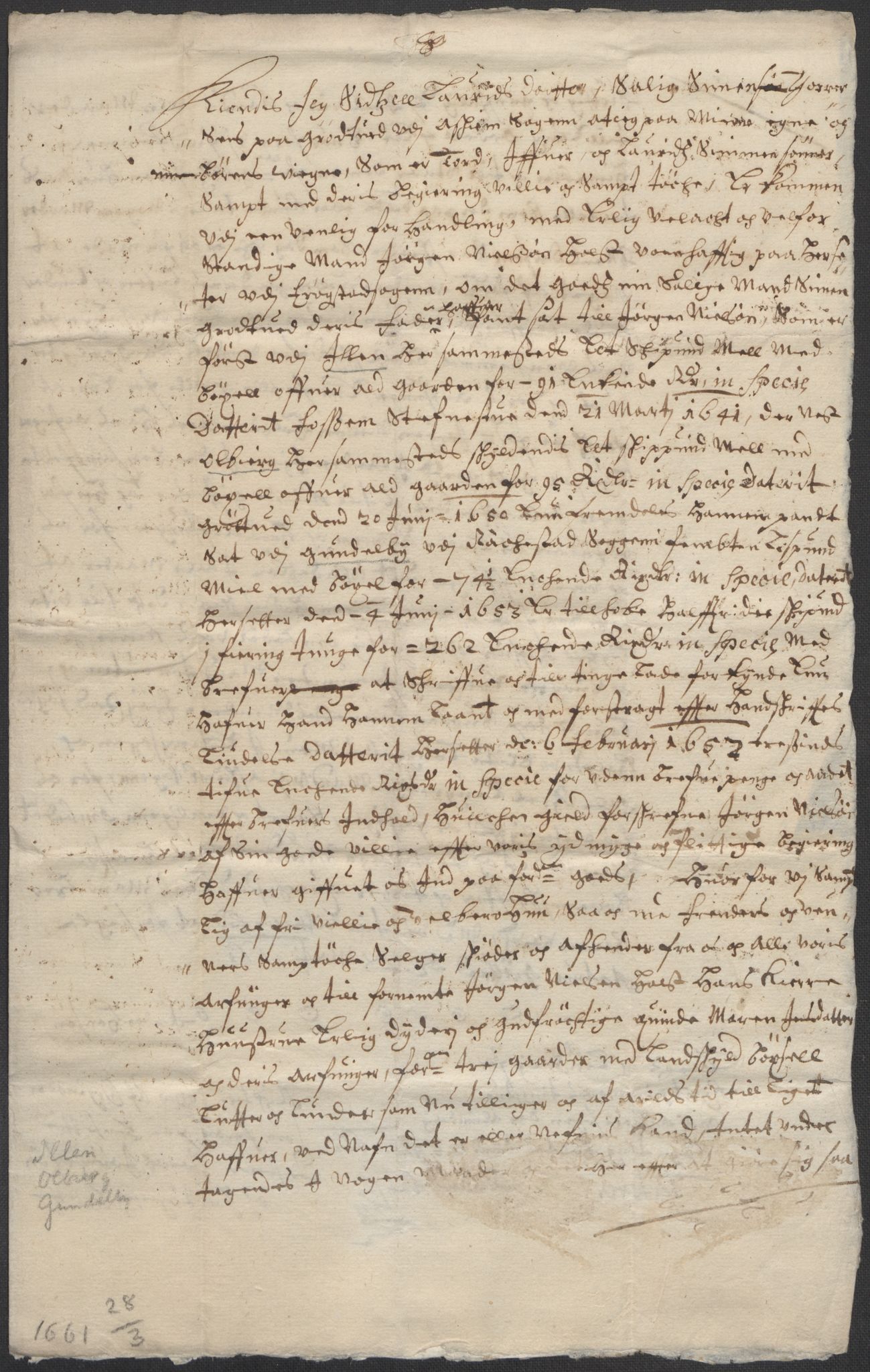 Riksarkivets diplomsamling, AV/RA-EA-5965/F12/L0009: Pk. 8 (III), 1435-1728, p. 196