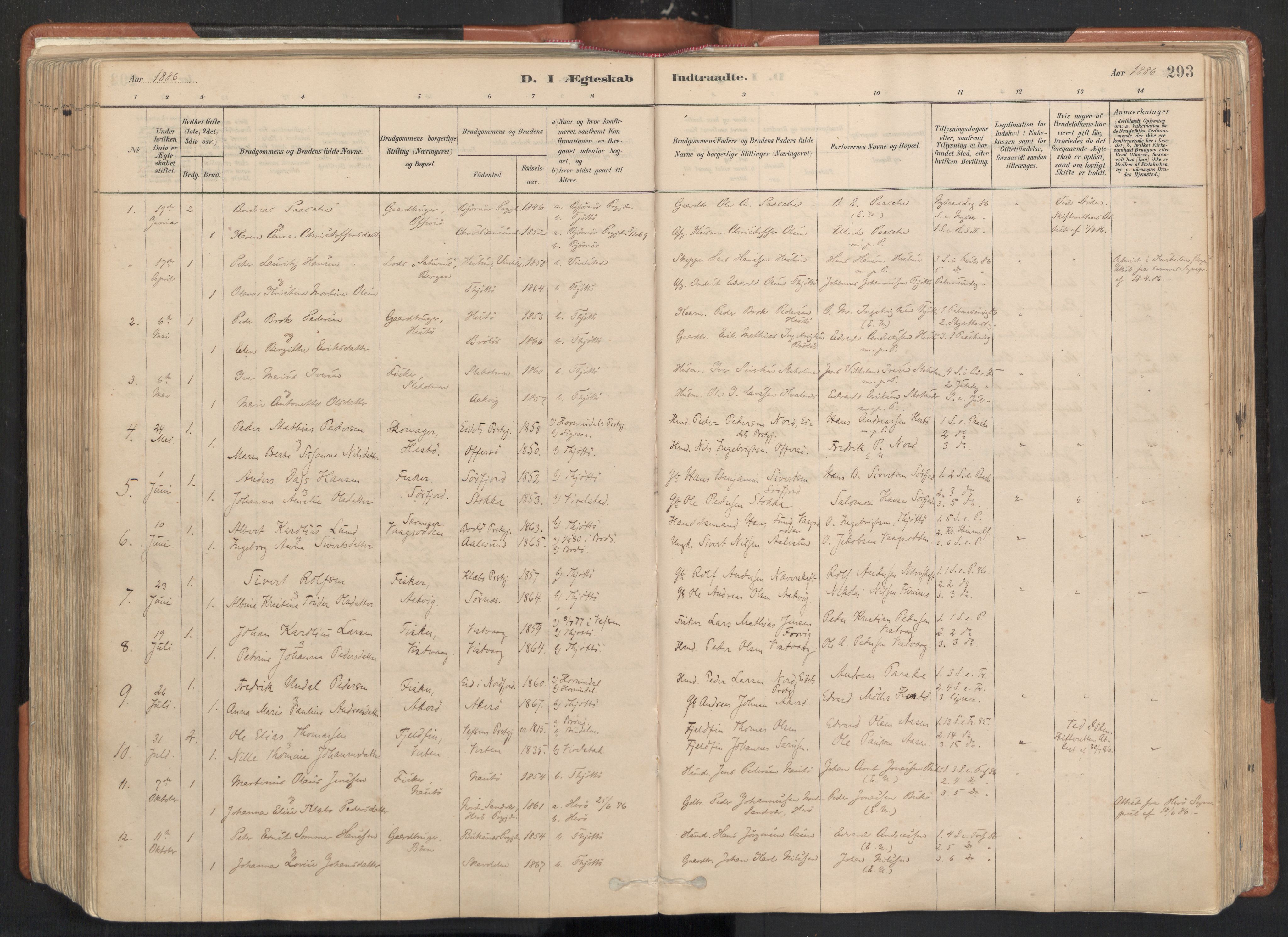 Ministerialprotokoller, klokkerbøker og fødselsregistre - Nordland, SAT/A-1459/817/L0264: Parish register (official) no. 817A04, 1878-1907, p. 293