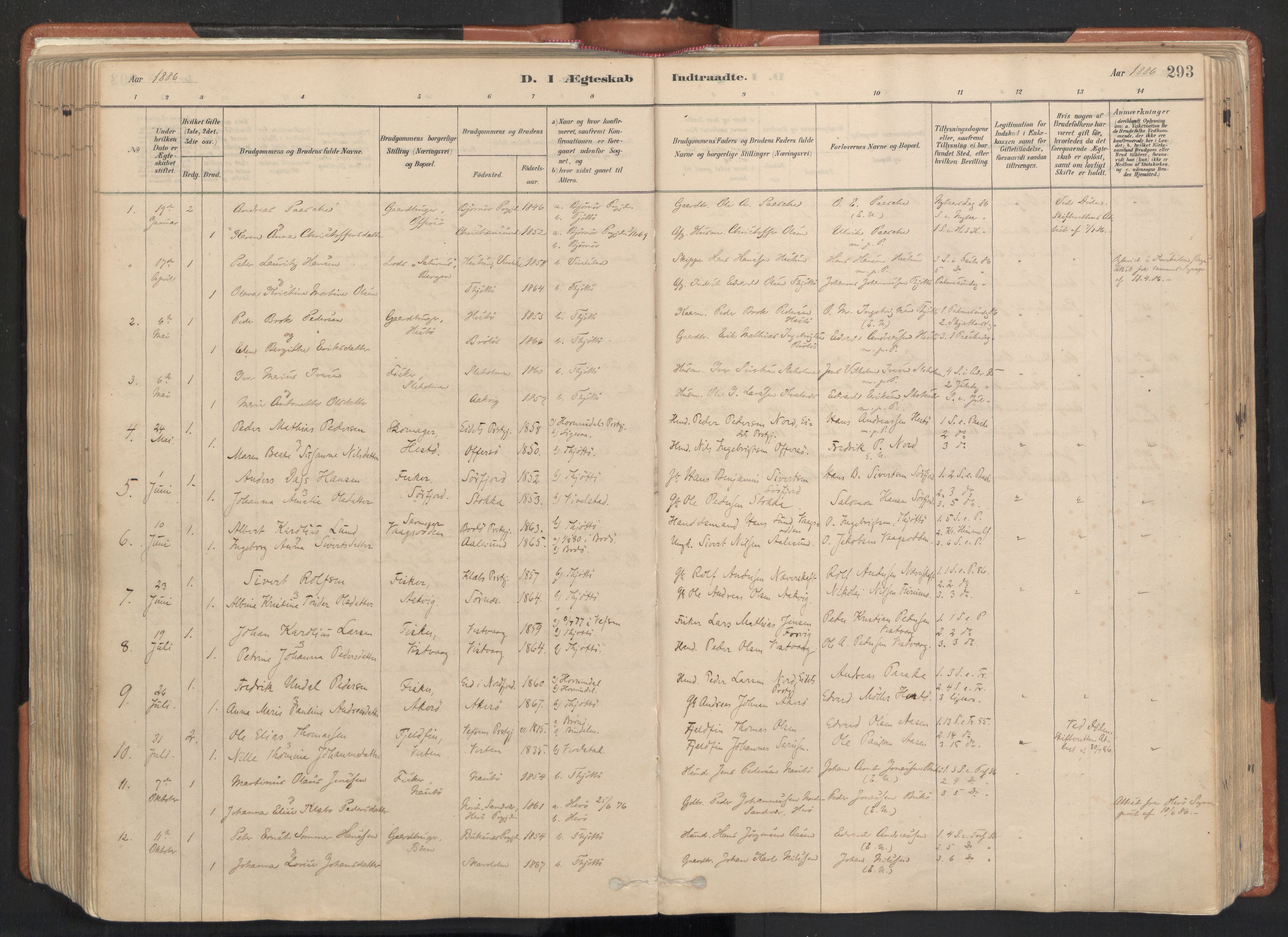 Ministerialprotokoller, klokkerbøker og fødselsregistre - Nordland, AV/SAT-A-1459/817/L0264: Parish register (official) no. 817A04, 1878-1907, p. 293