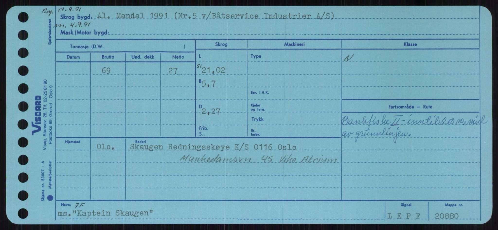 Sjøfartsdirektoratet med forløpere, Skipsmålingen, AV/RA-S-1627/H/Ha/L0003/0001: Fartøy, Hilm-Mar / Fartøy, Hilm-Kol, p. 673