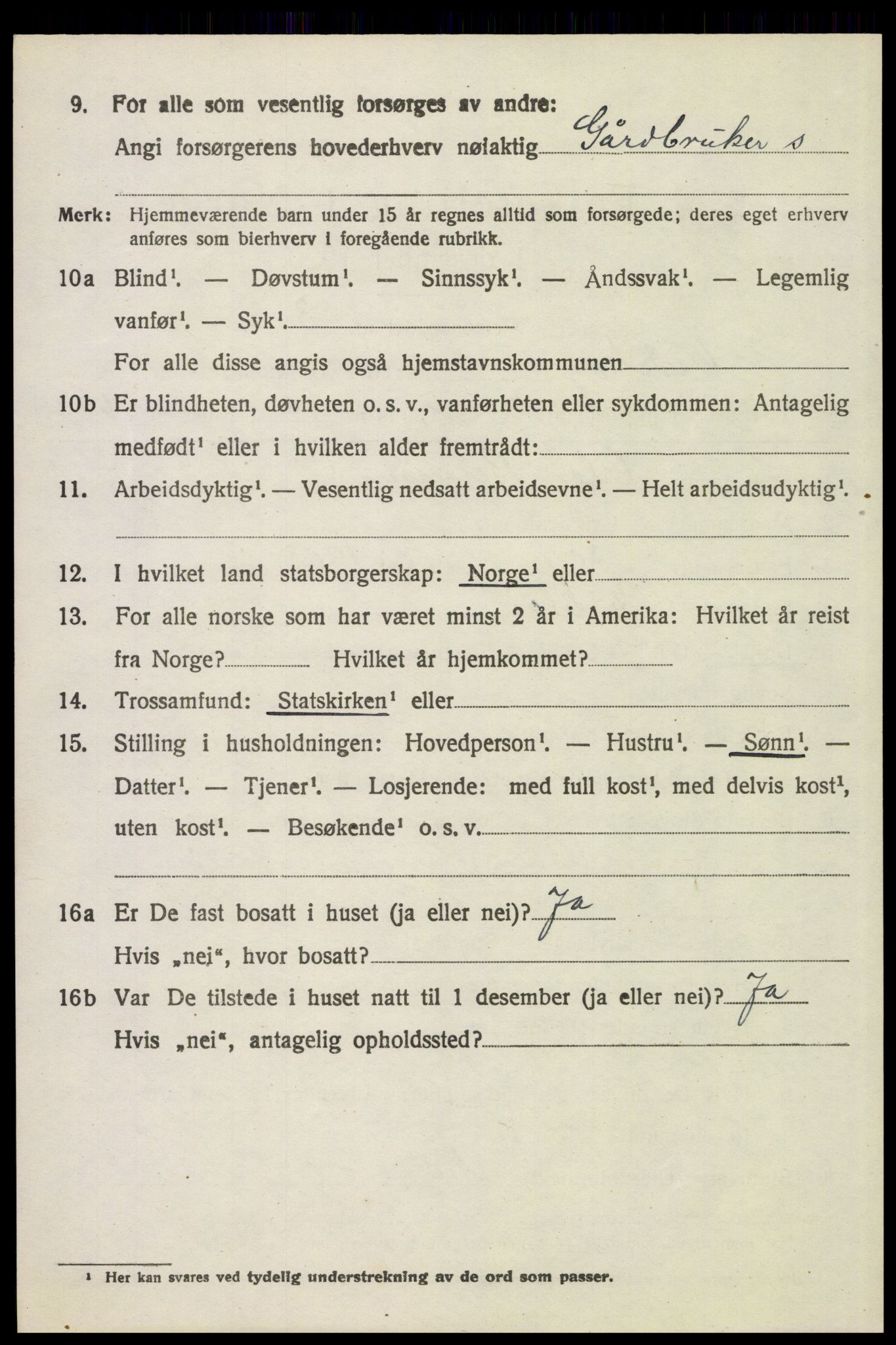 SAH, 1920 census for Eidskog, 1920, p. 3696