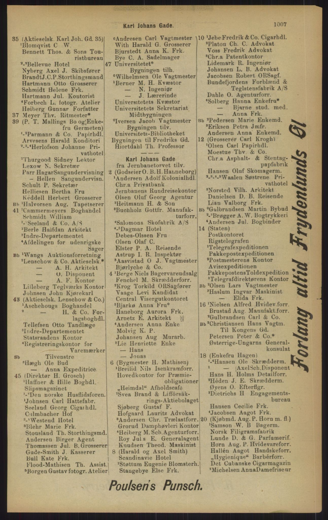 Kristiania/Oslo adressebok, PUBL/-, 1902, p. 1007