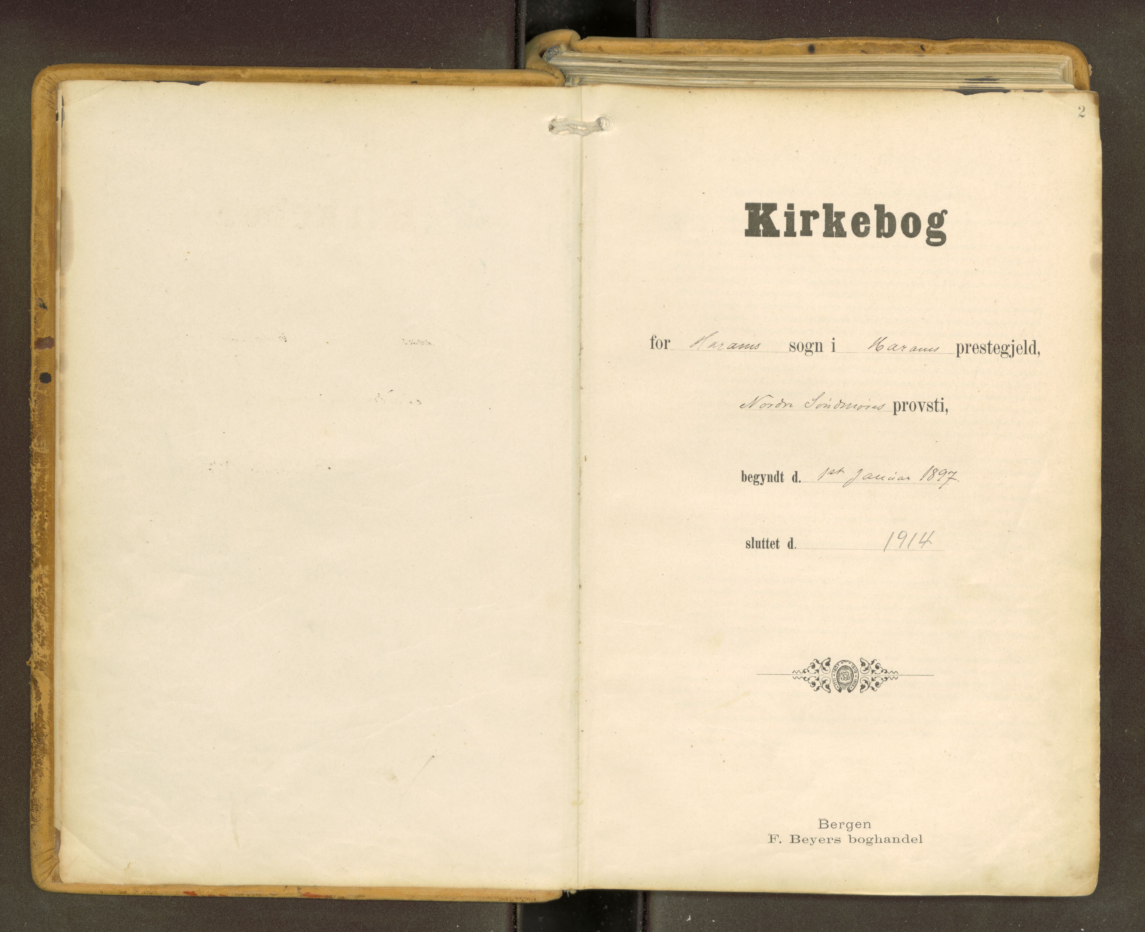 Ministerialprotokoller, klokkerbøker og fødselsregistre - Møre og Romsdal, SAT/A-1454/536/L0517: Parish register (official) no. 536A--, 1897-1917, p. 2