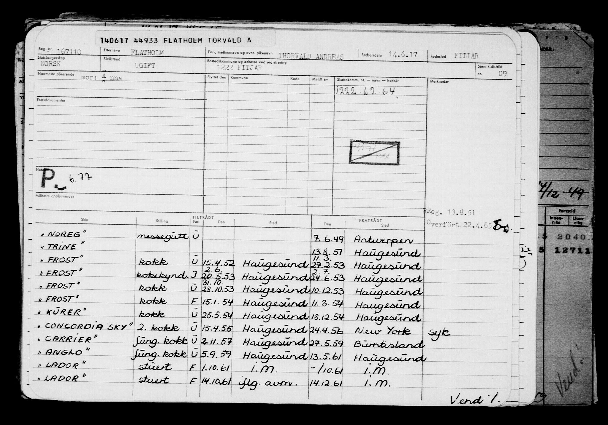 Direktoratet for sjømenn, AV/RA-S-3545/G/Gb/L0149: Hovedkort, 1917, p. 271