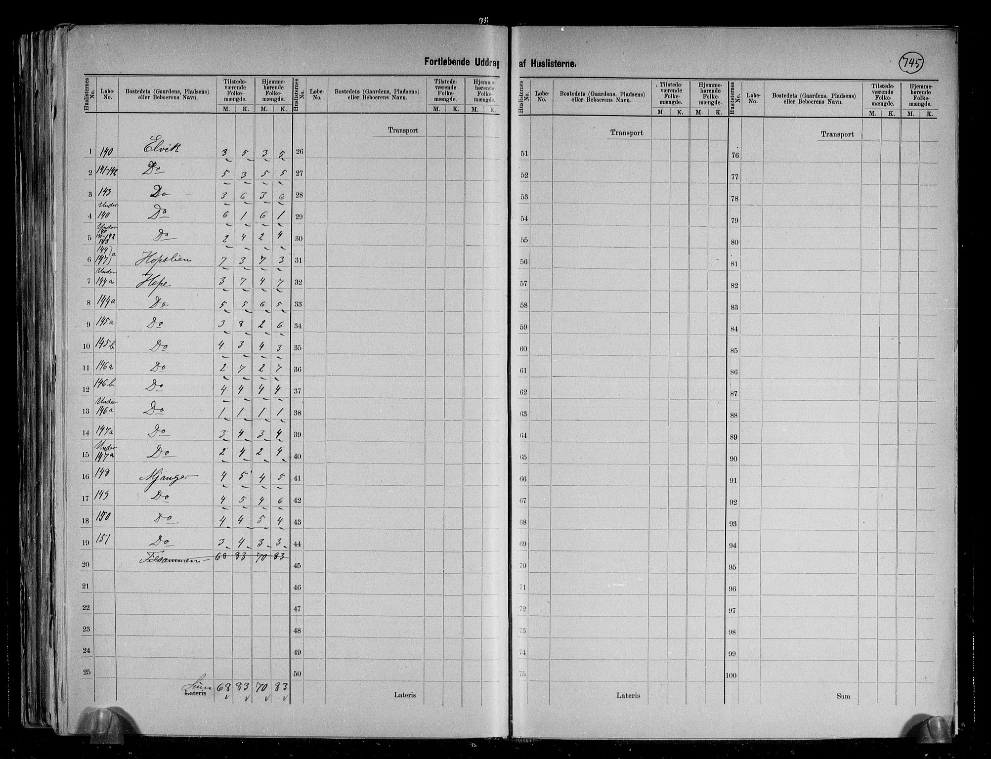 RA, 1891 census for 1266 Masfjorden, 1891, p. 20