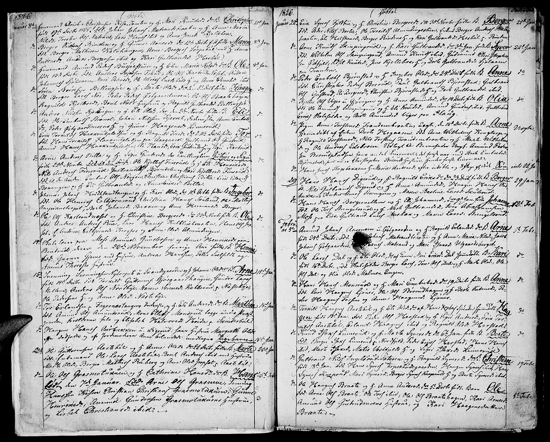 Vinger prestekontor, AV/SAH-PREST-024/H/Ha/Haa/L0007: Parish register (official) no. 7, 1826-1839, p. 3