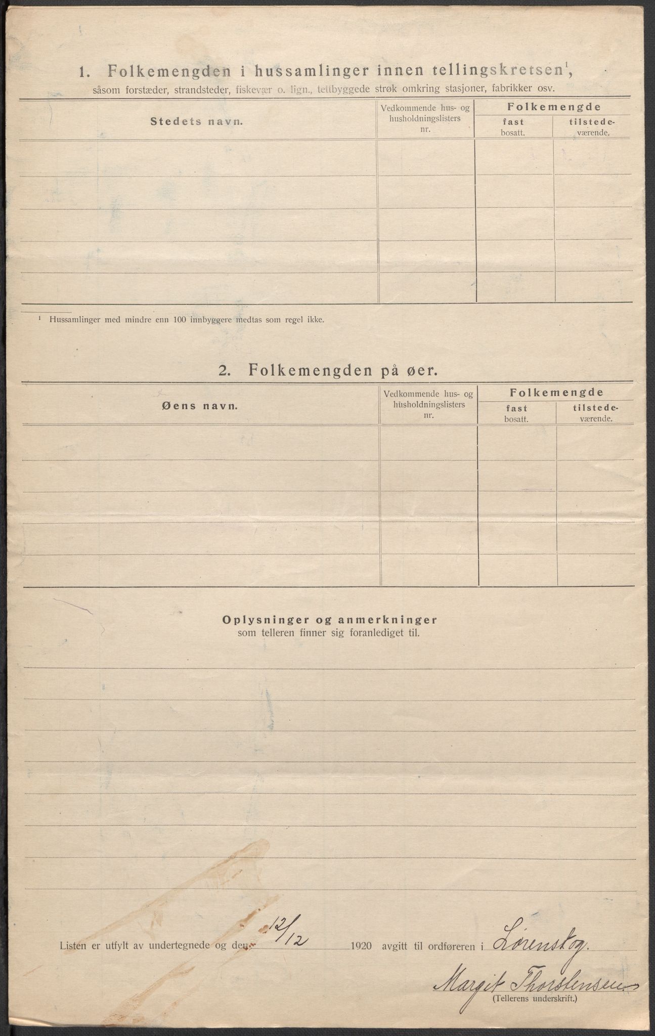 SAO, 1920 census for Lørenskog, 1920, p. 31