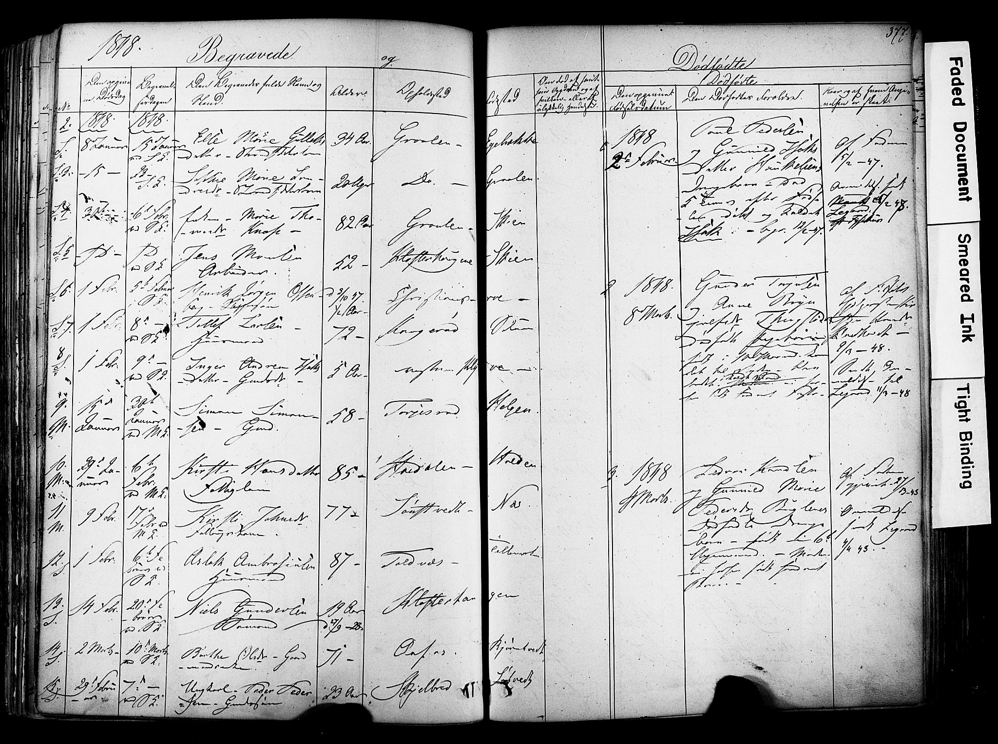 Solum kirkebøker, AV/SAKO-A-306/F/Fa/L0006: Parish register (official) no. I 6, 1844-1855, p. 377