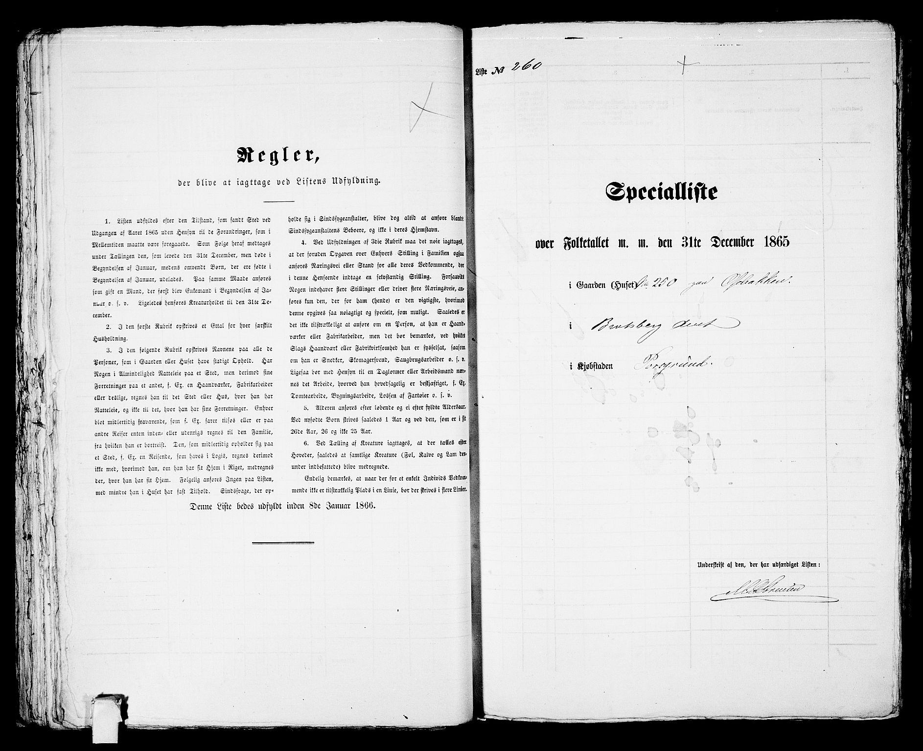 RA, 1865 census for Porsgrunn, 1865, p. 532