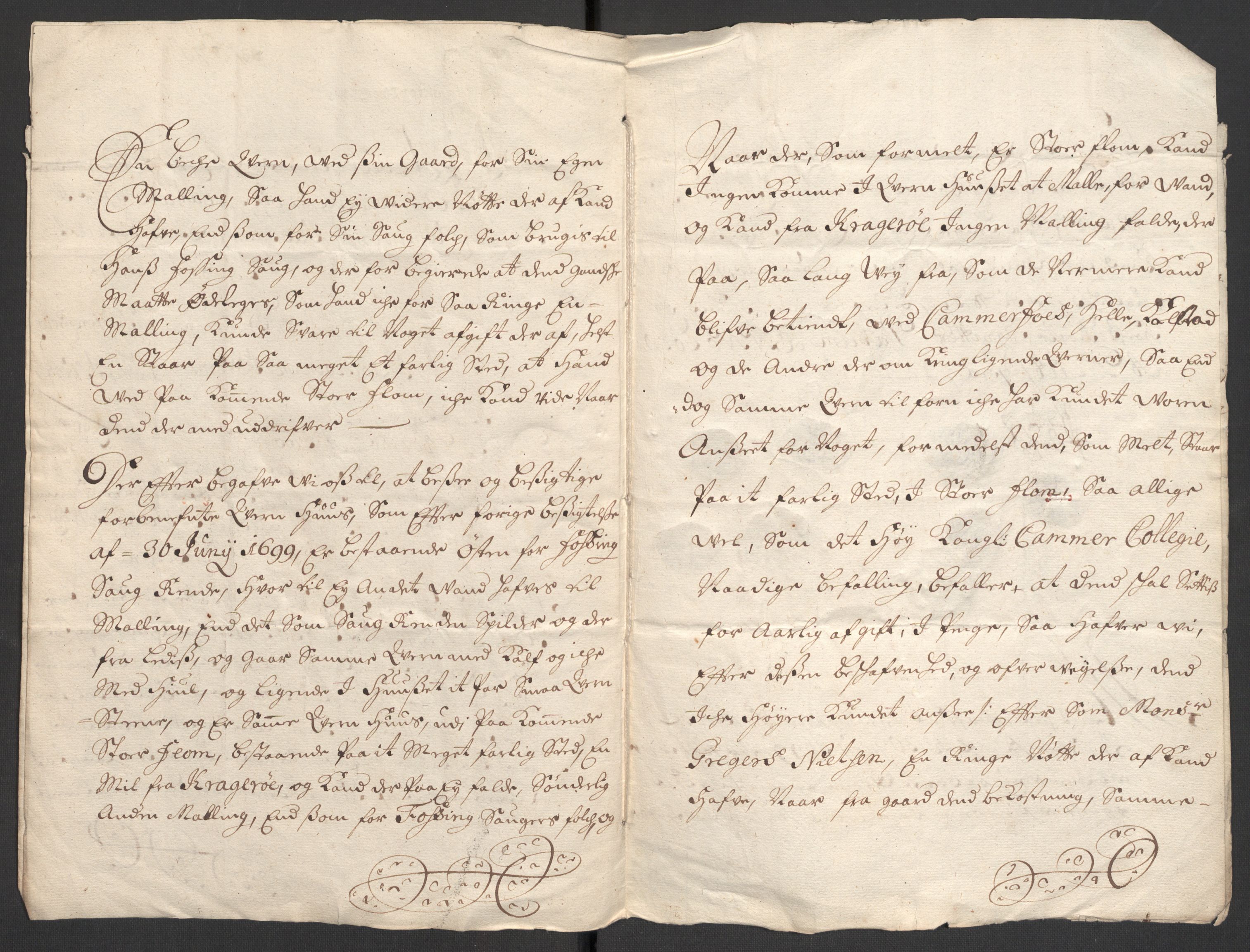 Rentekammeret inntil 1814, Reviderte regnskaper, Fogderegnskap, AV/RA-EA-4092/R36/L2107: Fogderegnskap Øvre og Nedre Telemark og Bamble, 1702, p. 376