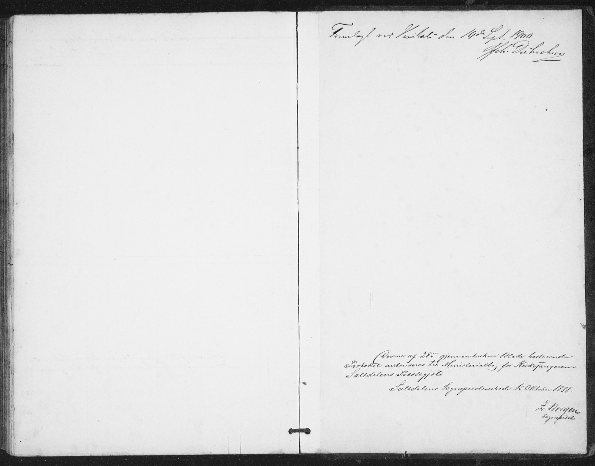 Ministerialprotokoller, klokkerbøker og fødselsregistre - Nordland, SAT/A-1459/847/L0682: Parish register (copy) no. 847C10, 1889-1907