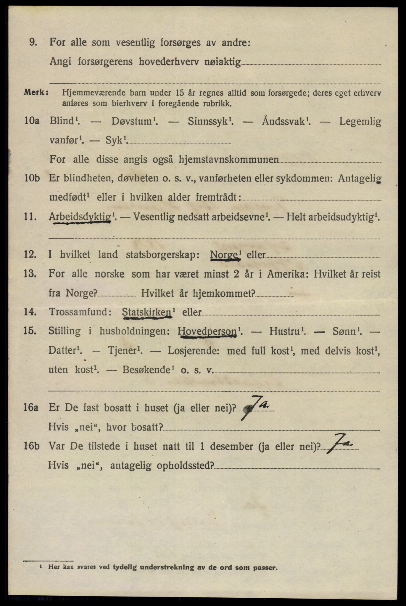 SAO, 1920 census for Oppegård, 1920, p. 4694