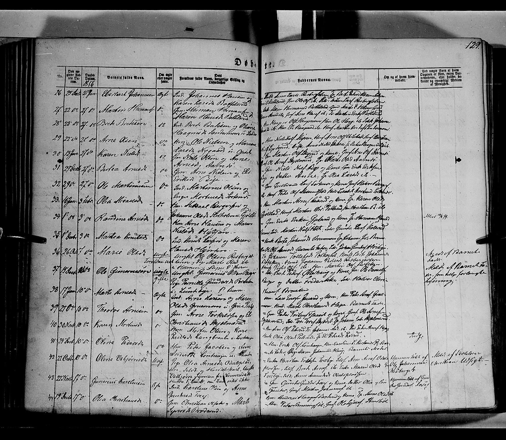 Grue prestekontor, AV/SAH-PREST-036/H/Ha/Haa/L0008: Parish register (official) no. 8, 1847-1858, p. 129