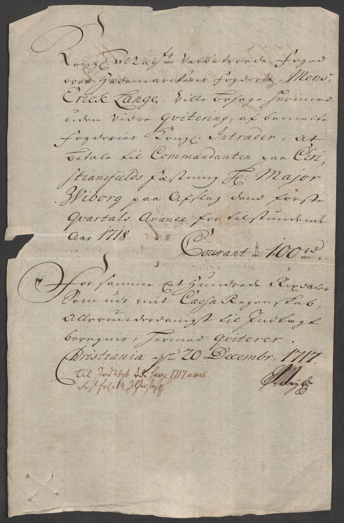 Rentekammeret inntil 1814, Reviderte regnskaper, Fogderegnskap, RA/EA-4092/R16/L1056: Fogderegnskap Hedmark, 1717, p. 416