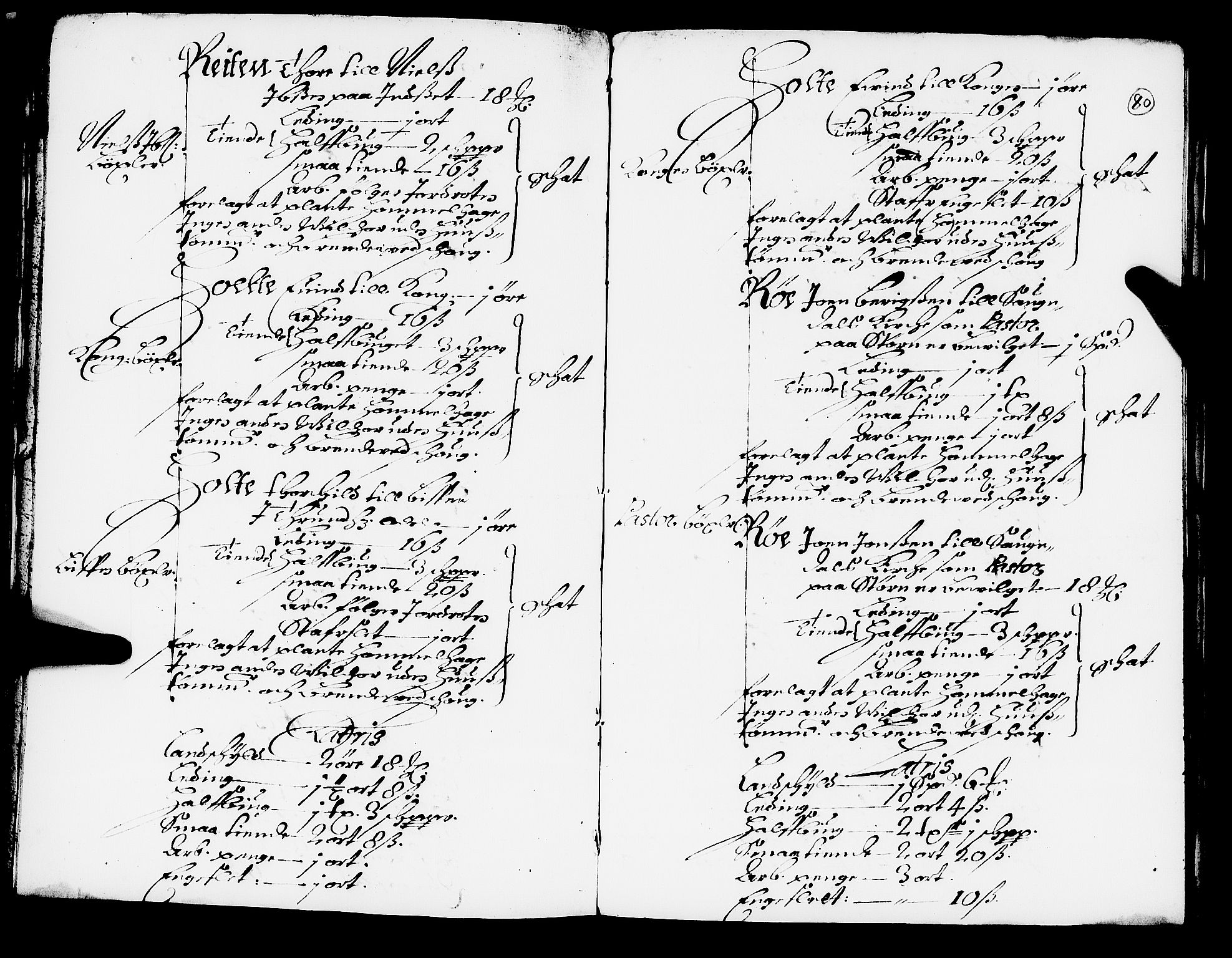 Rentekammeret inntil 1814, Realistisk ordnet avdeling, AV/RA-EA-4070/N/Nb/Nba/L0051: Gauldal fogderi, 1667, p. 79b-80a