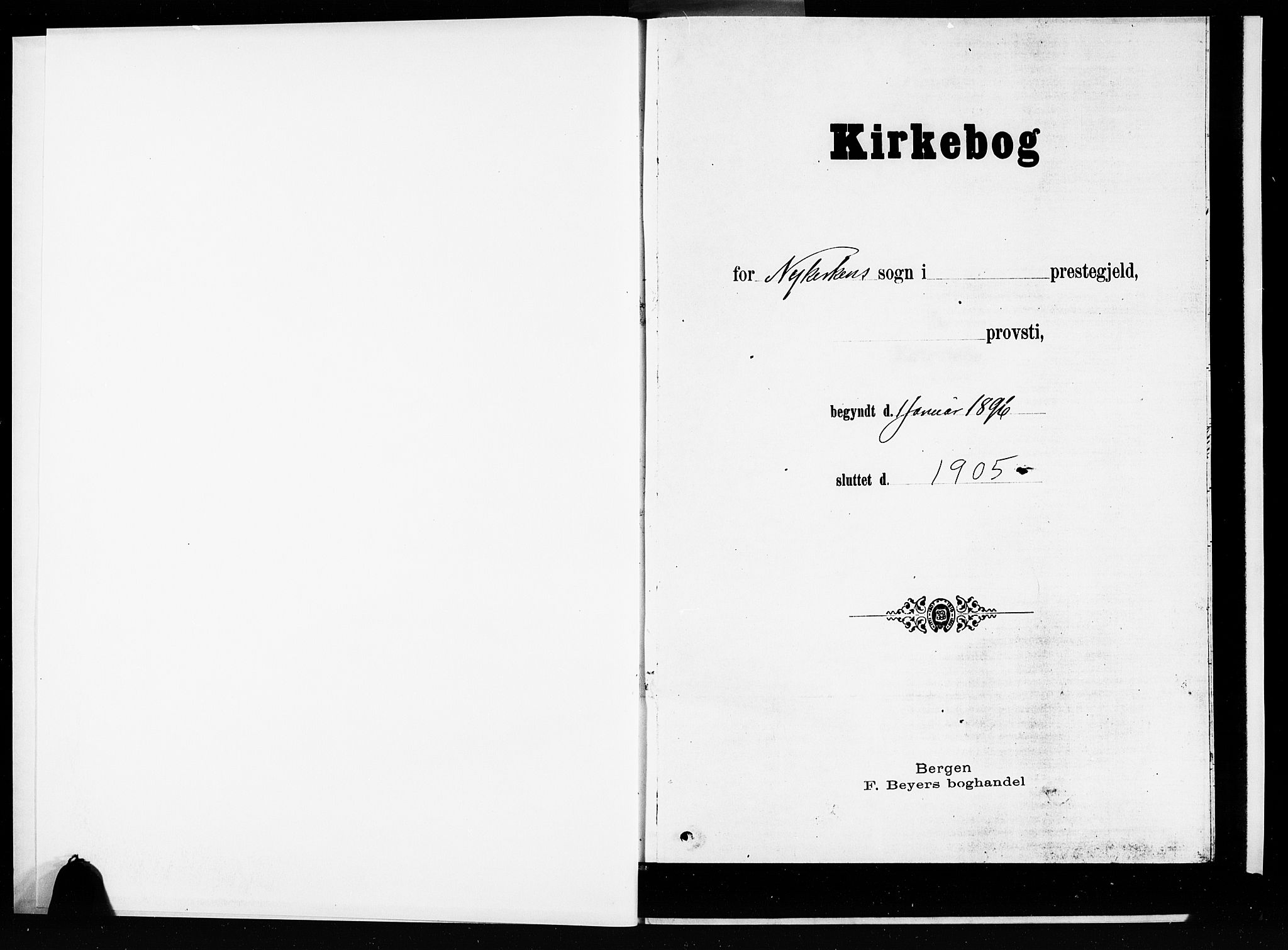 Nykirken Sokneprestembete, SAB/A-77101/H/Hab: Parish register (copy) no. D 2, 1896-1905